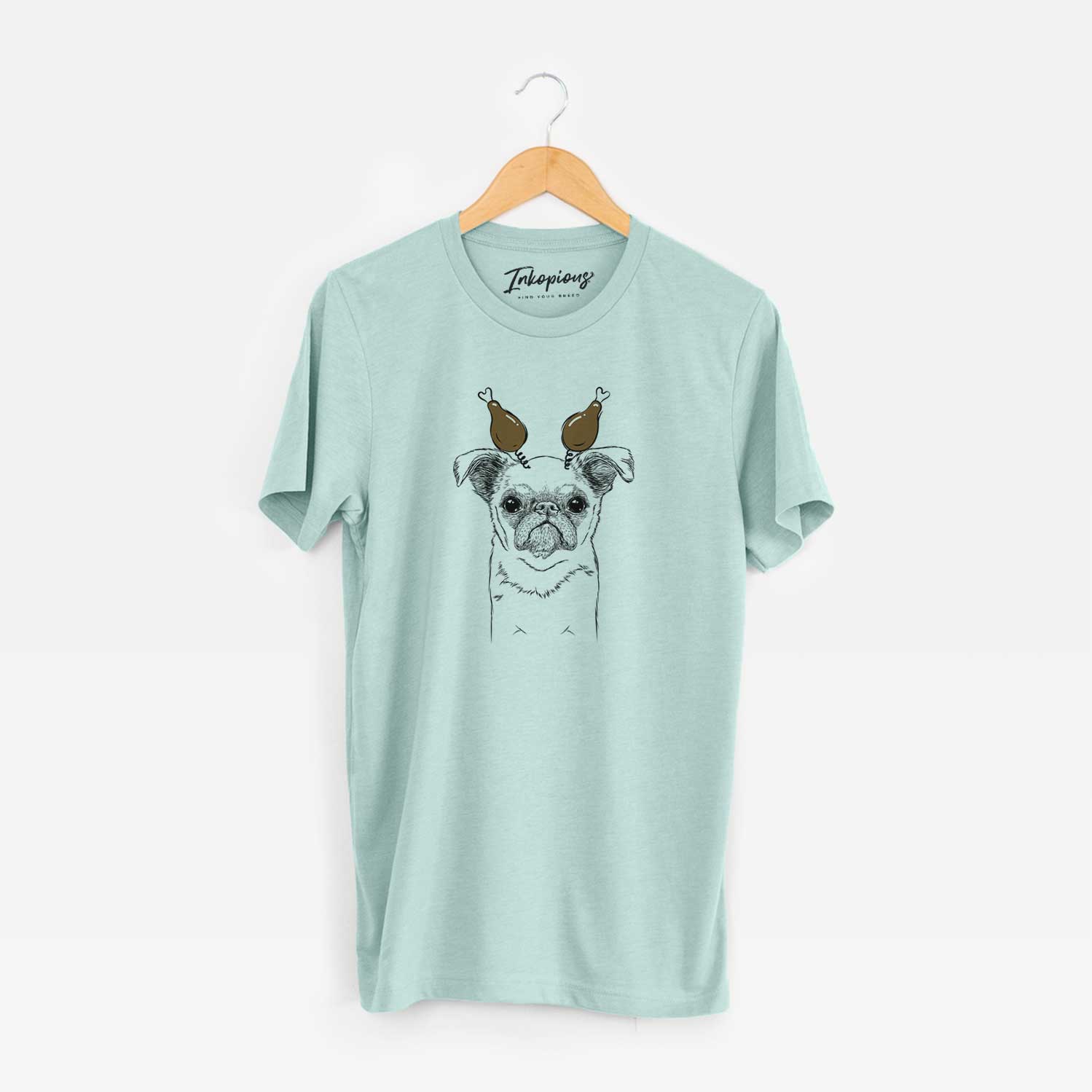 Thanksgiving Petit Penny the Brussels Griffon - Unisex Crewneck