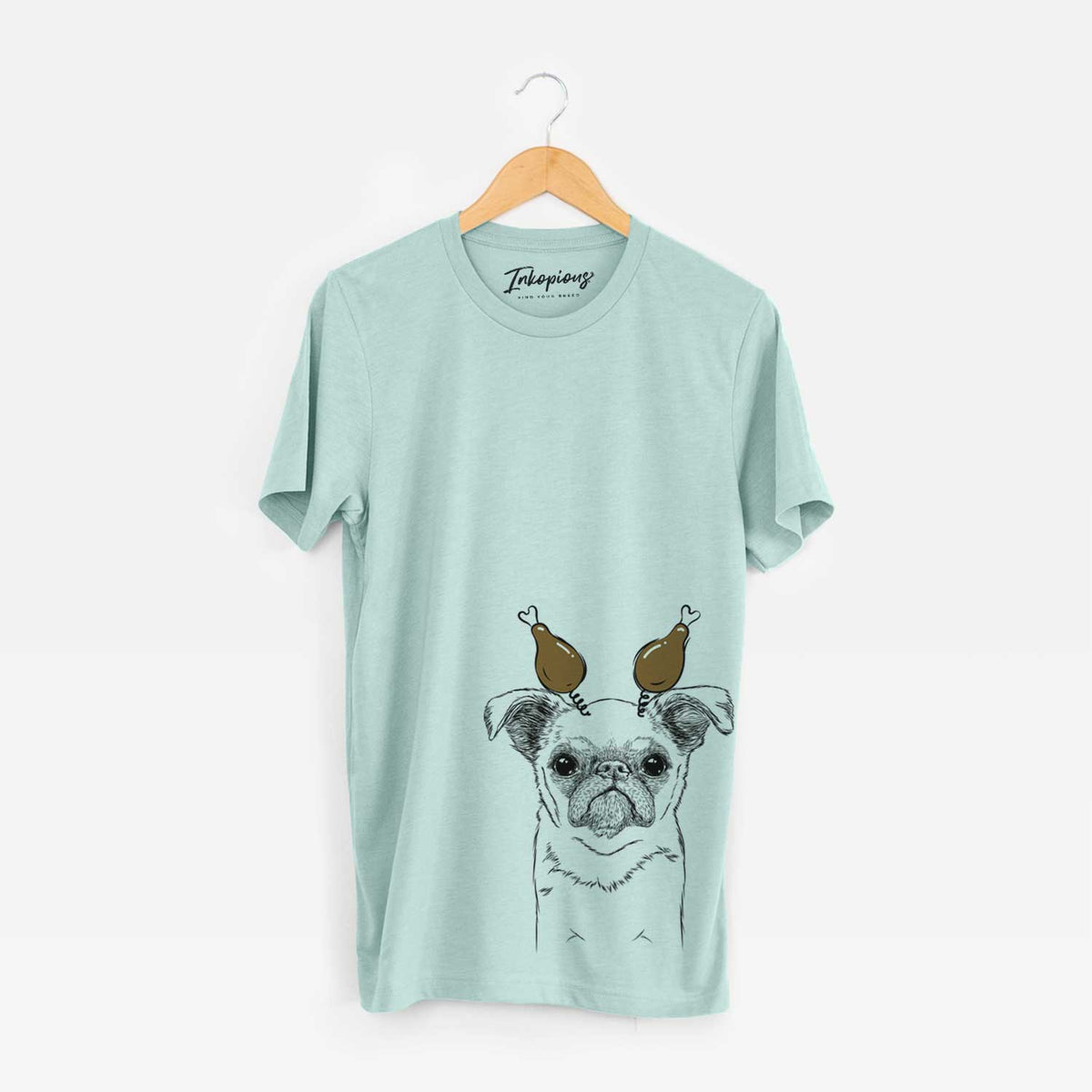 Thanksgiving Petit Penny the Brussels Griffon - Unisex Crewneck