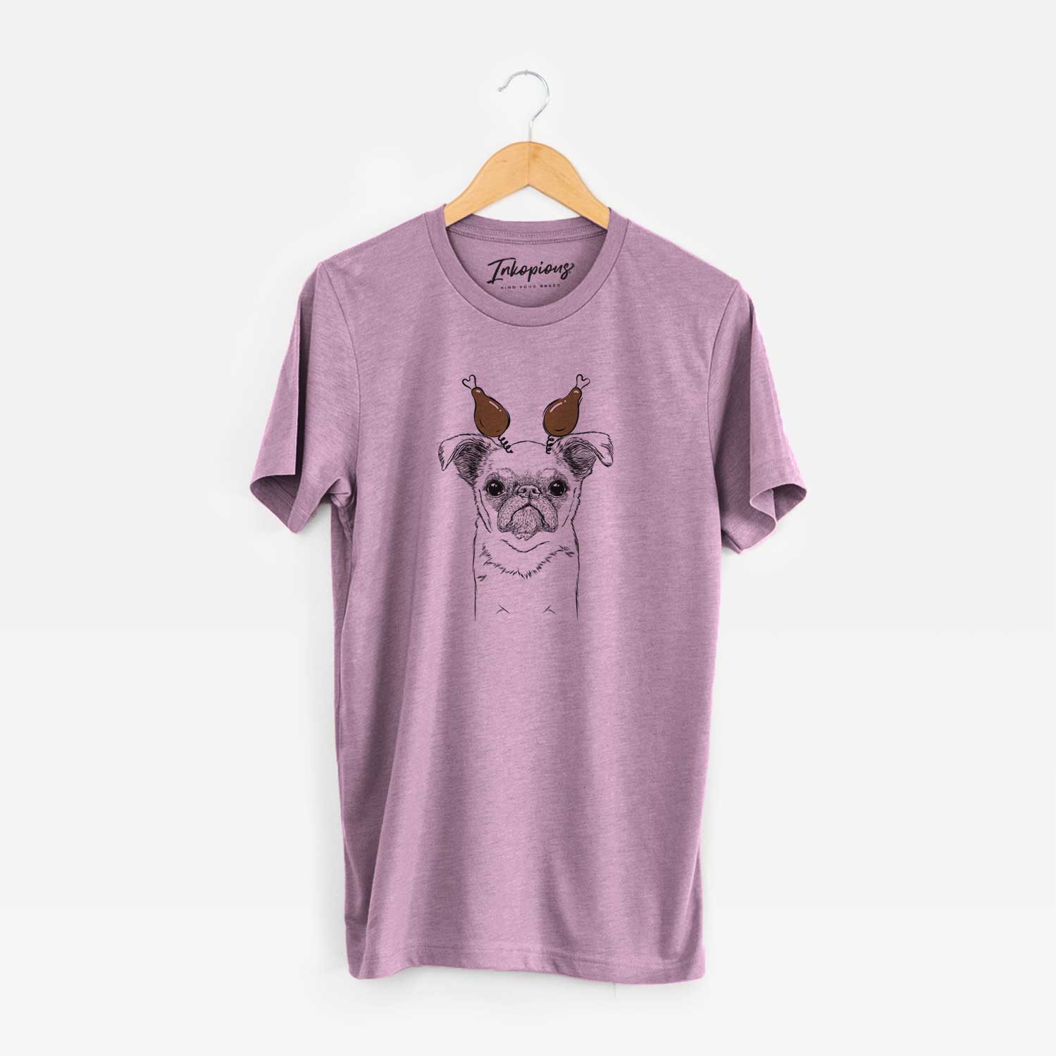 Thanksgiving Petit Penny the Brussels Griffon - Unisex Crewneck