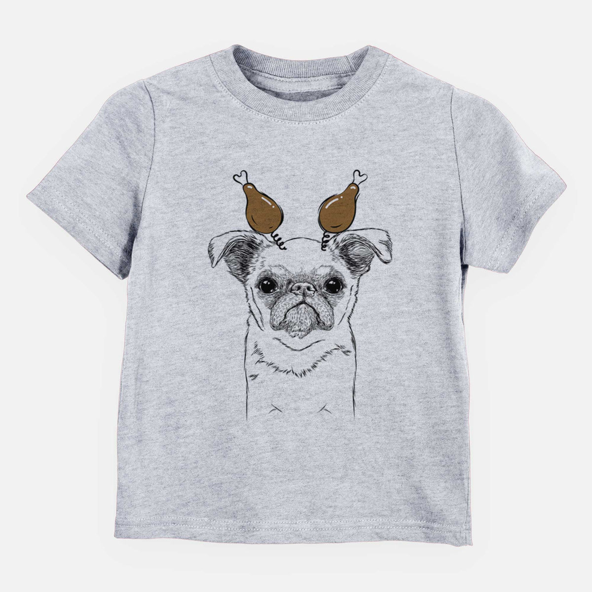 Thanksgiving Petit Penny the Brussels Griffon - Kids/Youth/Toddler Shirt