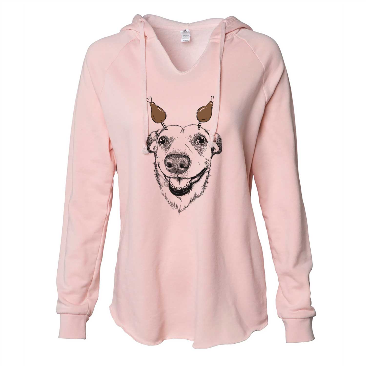 Thanksgiving Petrah the Staffy Mix - Cali Wave Hooded Sweatshirt