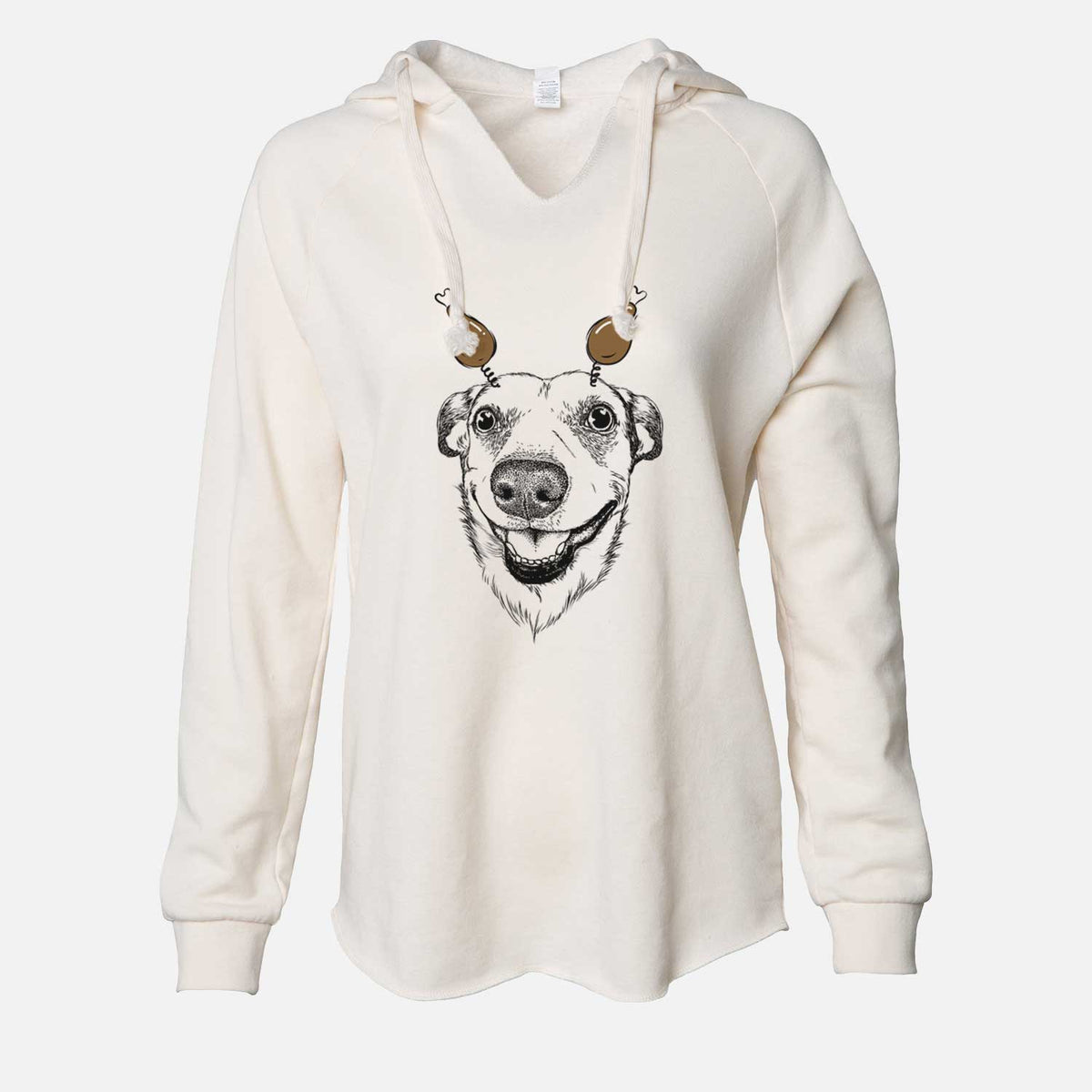 Thanksgiving Petrah the Staffy Mix - Cali Wave Hooded Sweatshirt