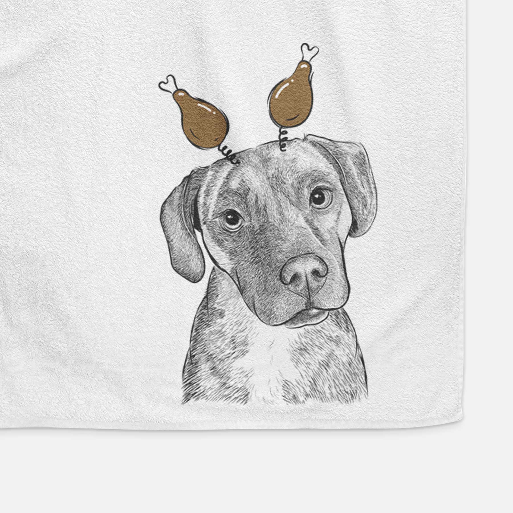 Peyton Manning the Beagle Bulldog Mix Decorative Hand Towel