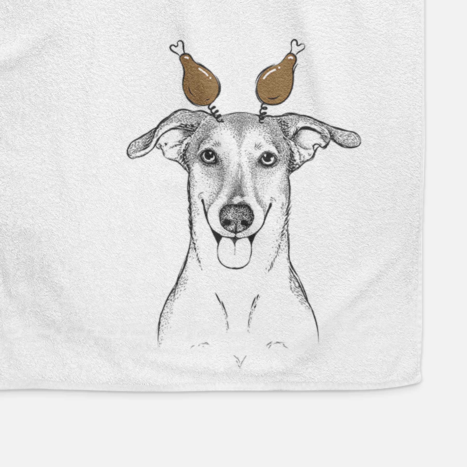 Phoebe the Corgi Mix Decorative Hand Towel