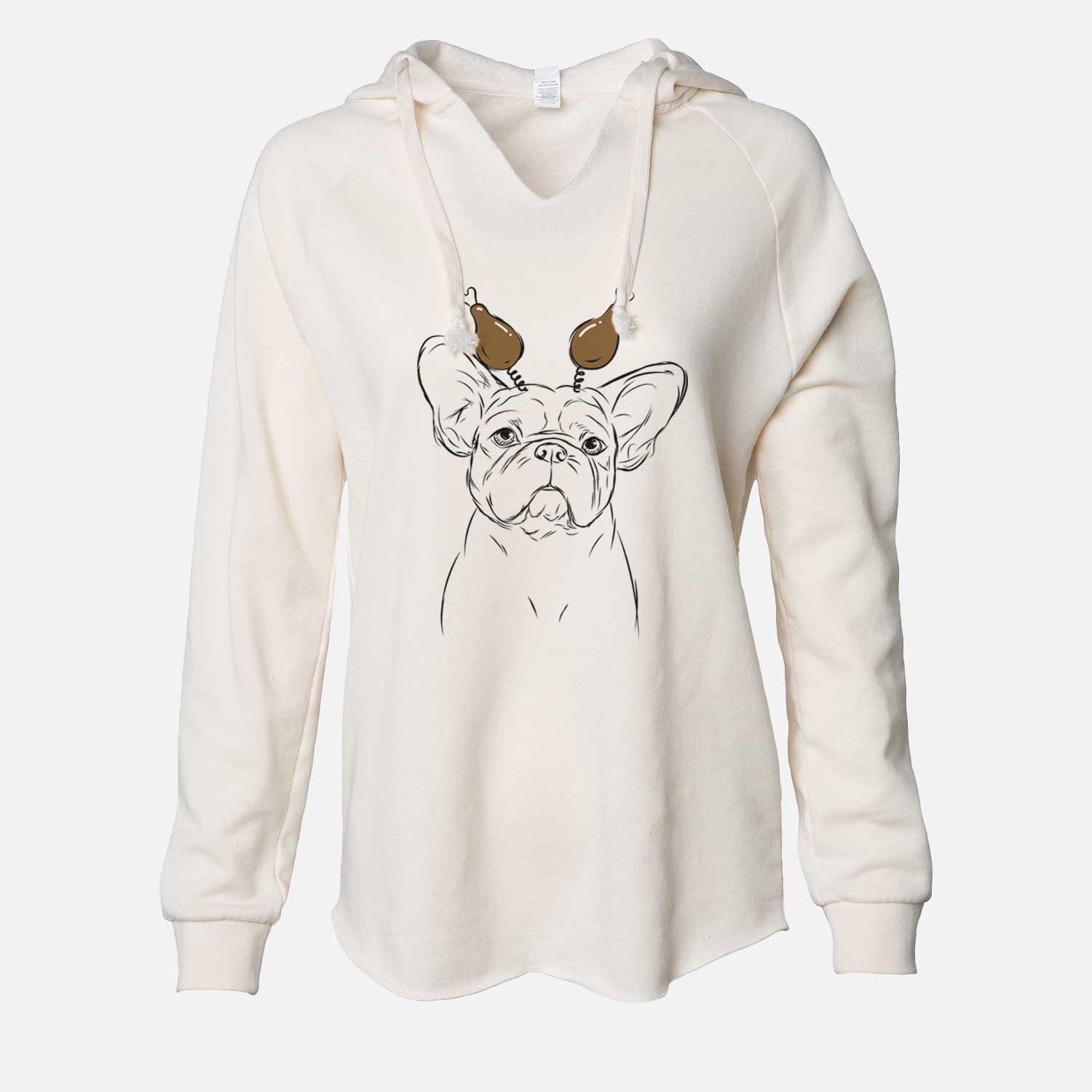 Thanksgiving Pierre the French Bulldog - Cali Wave Hooded Sweatshirt