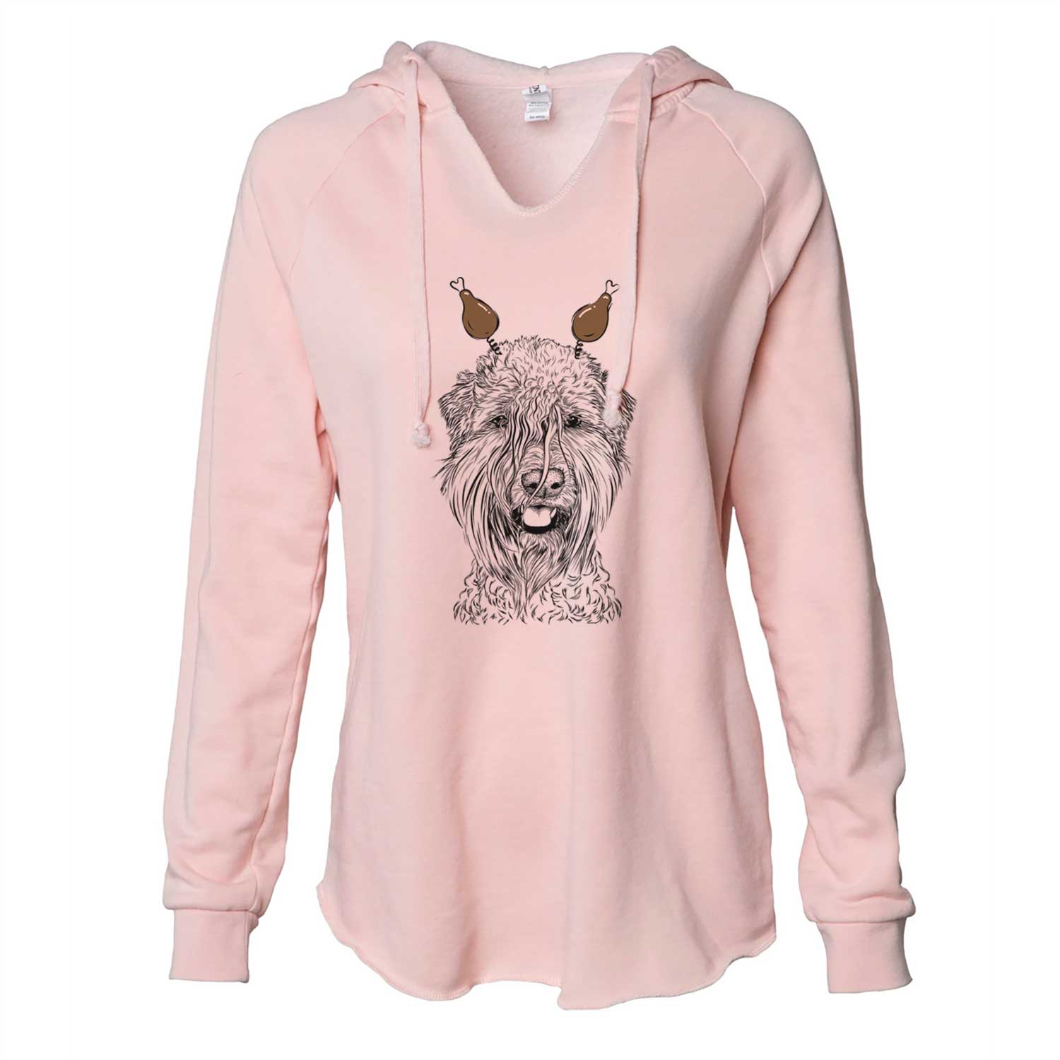 Thanksgiving Pierre the Soft Coated Wheaten Terrier - Cali Wave Hooded Sweatshirt