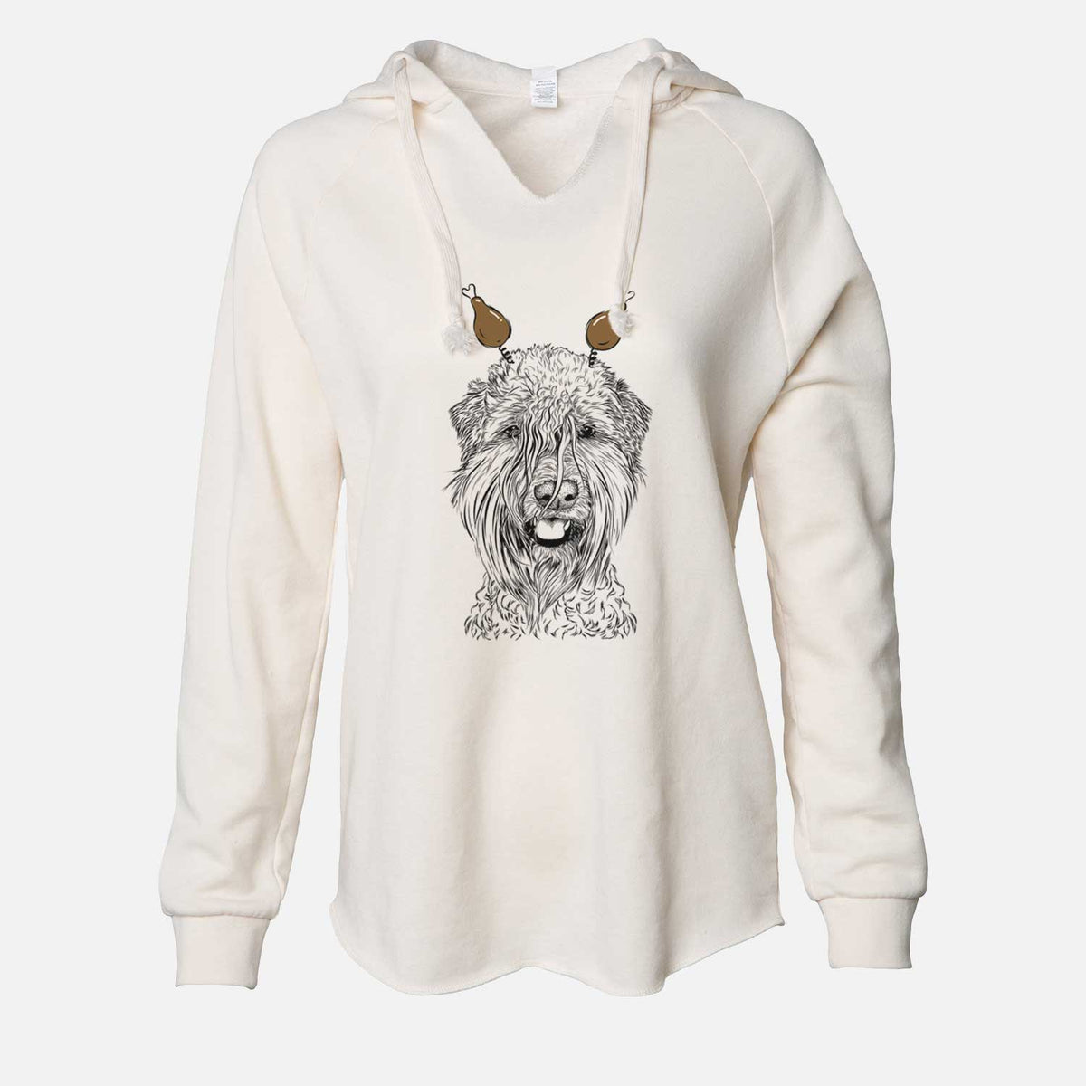 Thanksgiving Pierre the Soft Coated Wheaten Terrier - Cali Wave Hooded Sweatshirt