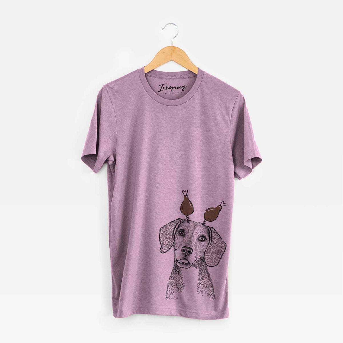 Thanksgiving Piggy the Beagle Mix - Unisex Crewneck