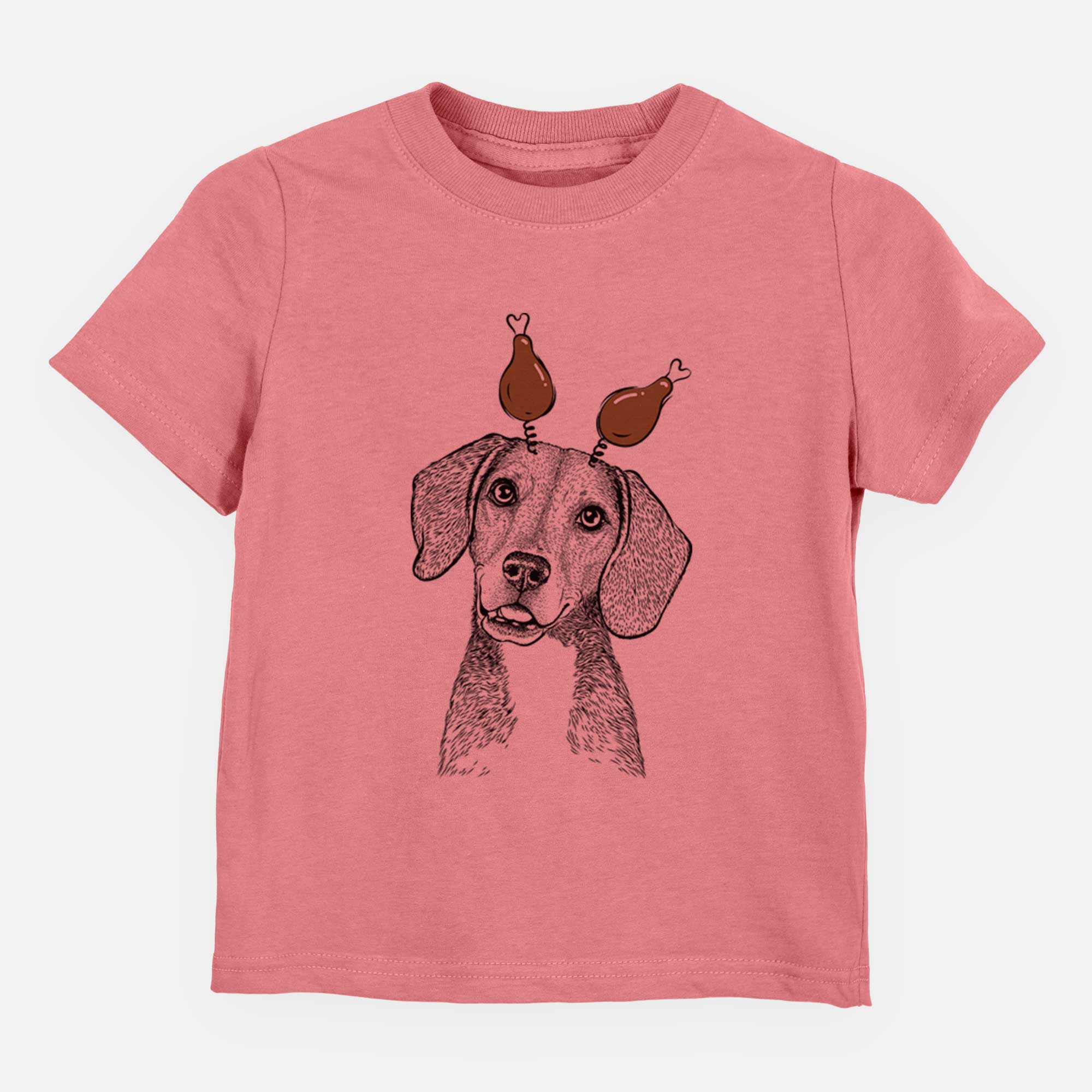 Thanksgiving Piggy the Beagle Mix - Kids/Youth/Toddler Shirt