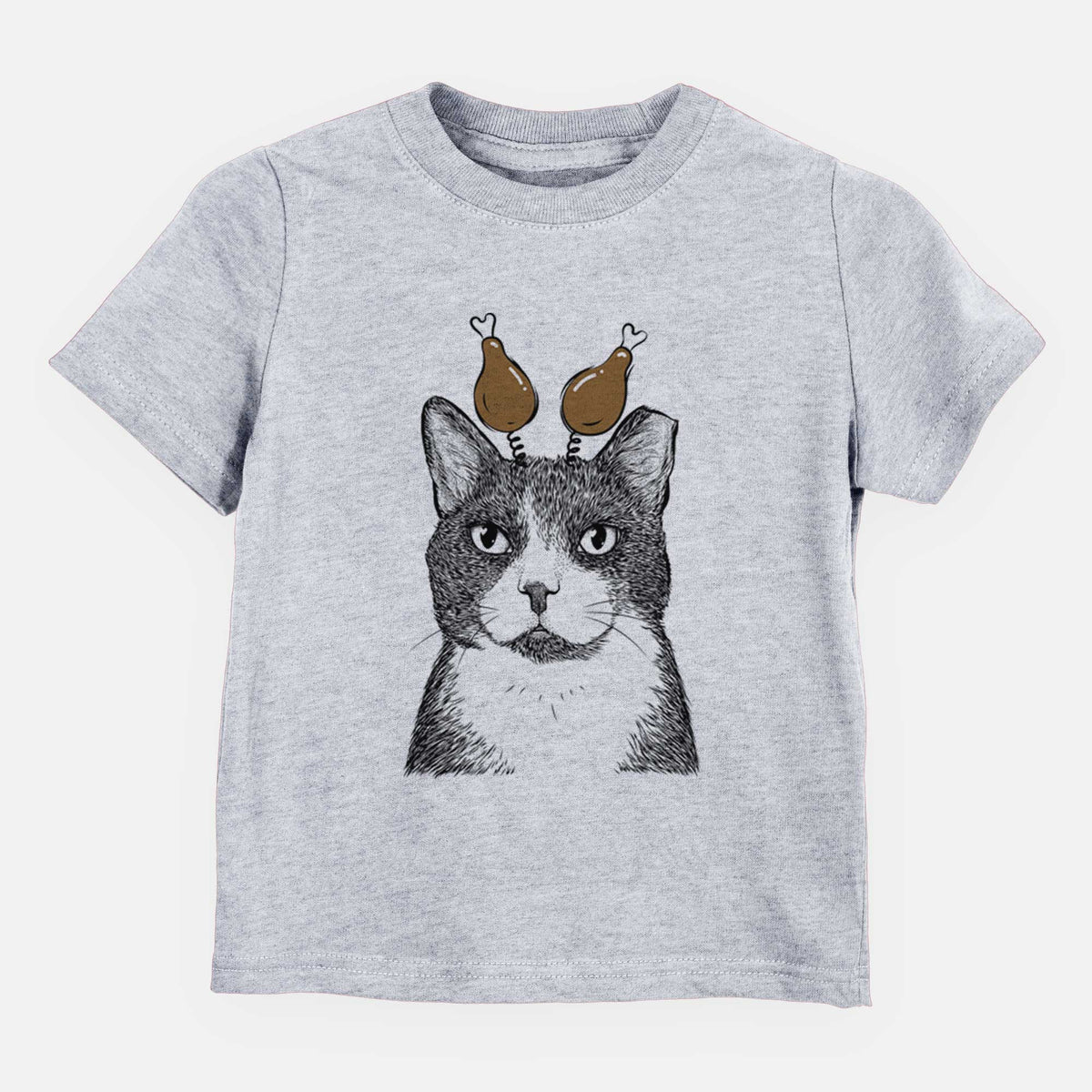 Thanksgiving Pinky the Tuxedo Cat - Kids/Youth/Toddler Shirt