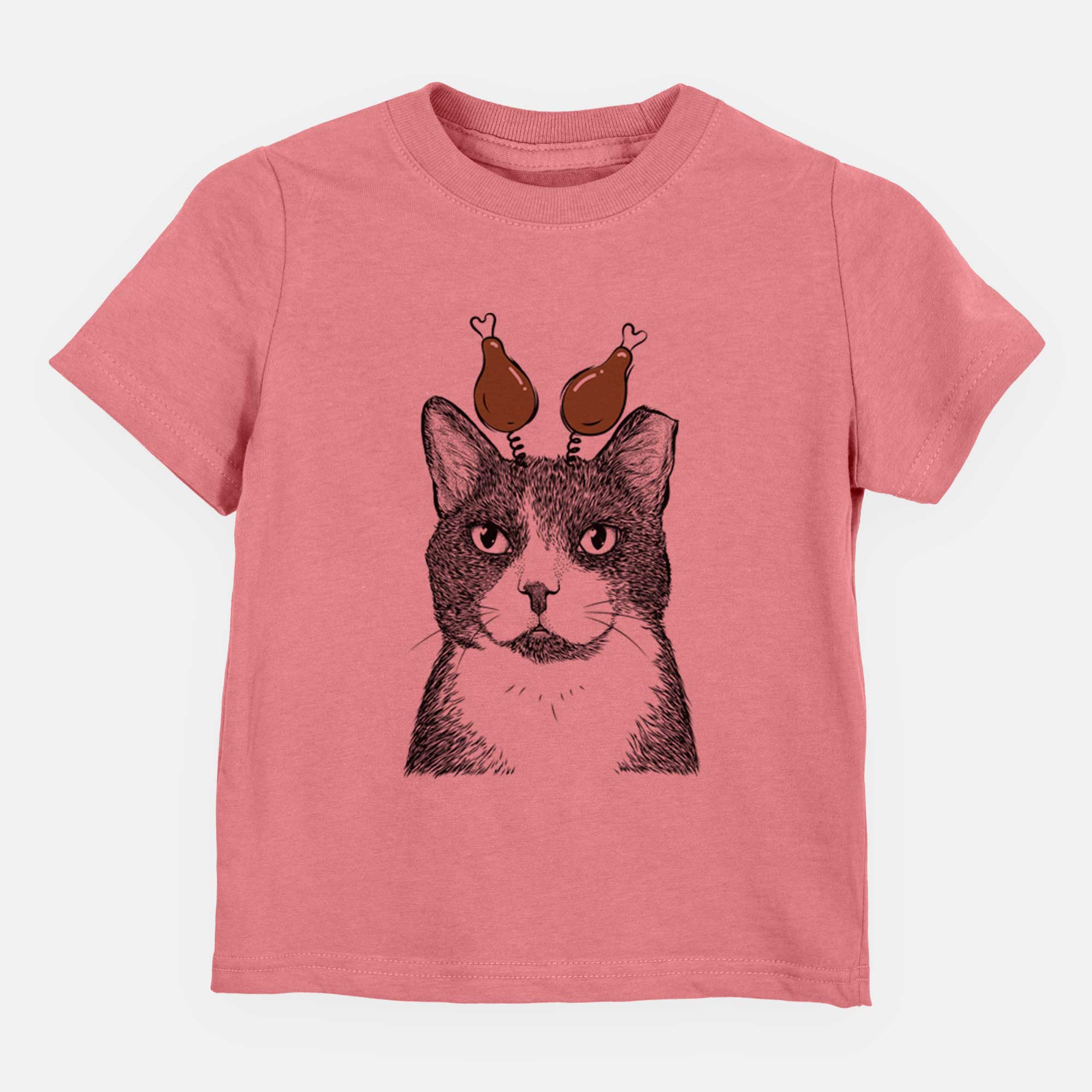 Thanksgiving Pinky the Tuxedo Cat - Kids/Youth/Toddler Shirt