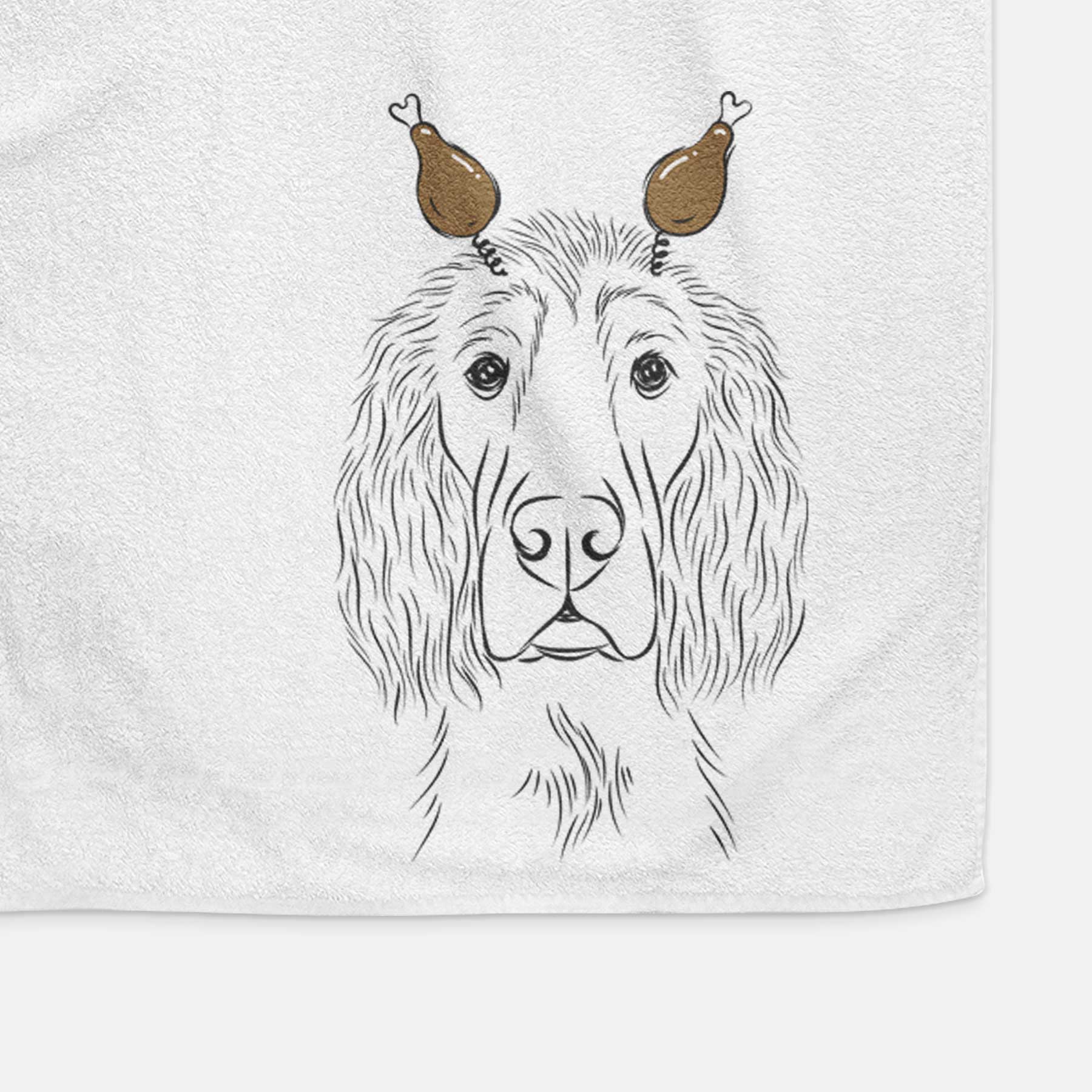 Piper the Irish Setter Decorative Hand Towel