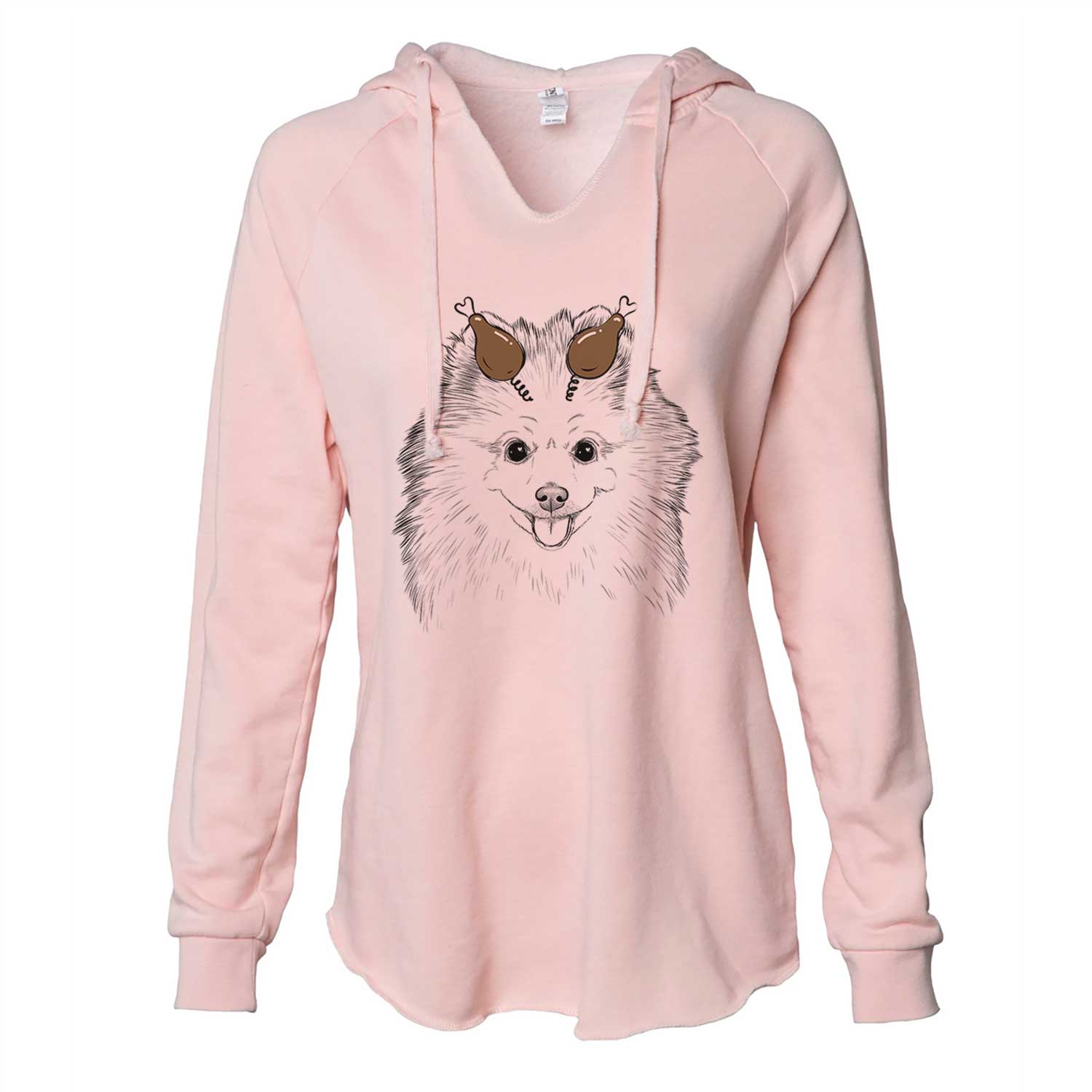 Thanksgiving Piper Jo the Pomeranian - Cali Wave Hooded Sweatshirt