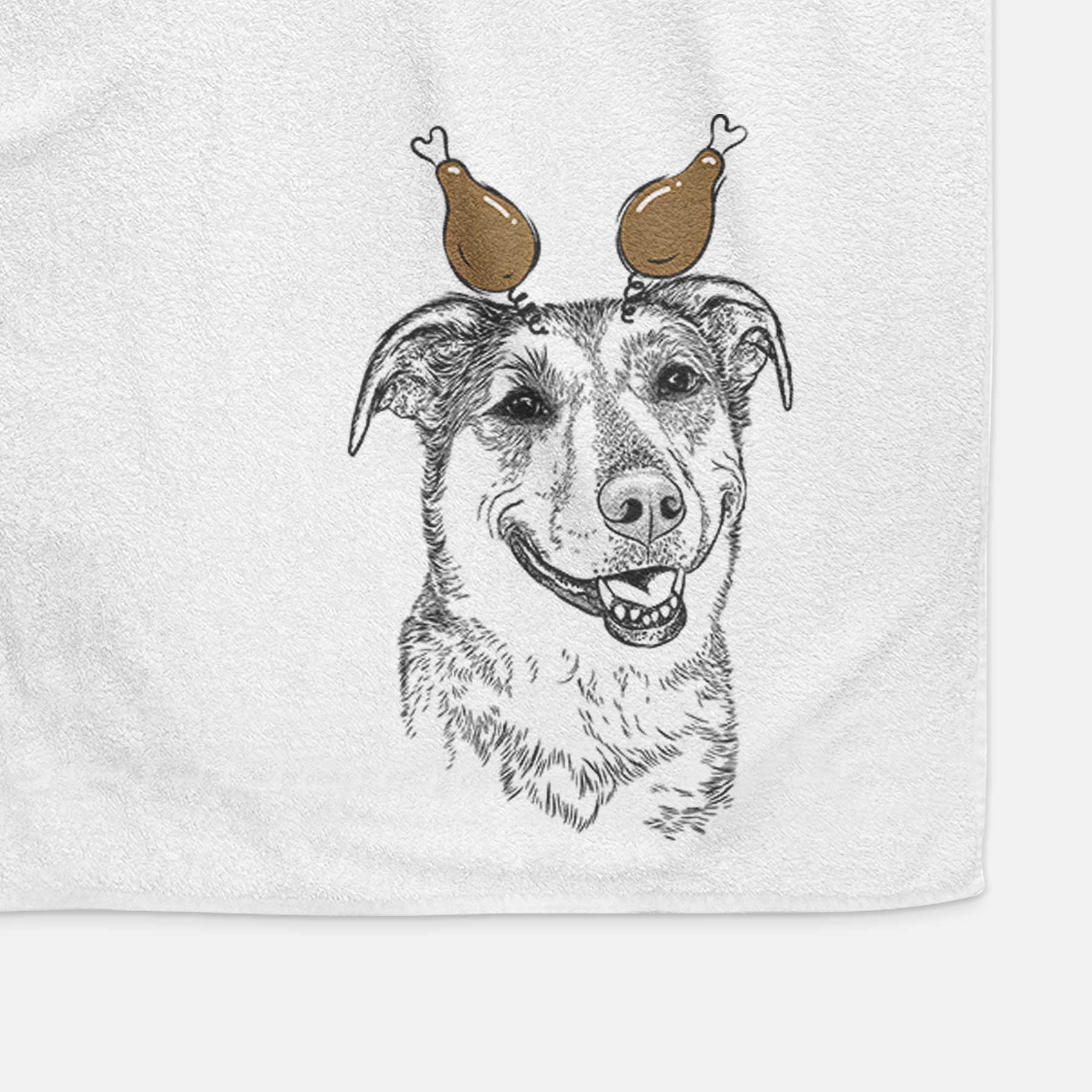 Pippin the Shepherd Mix Decorative Hand Towel