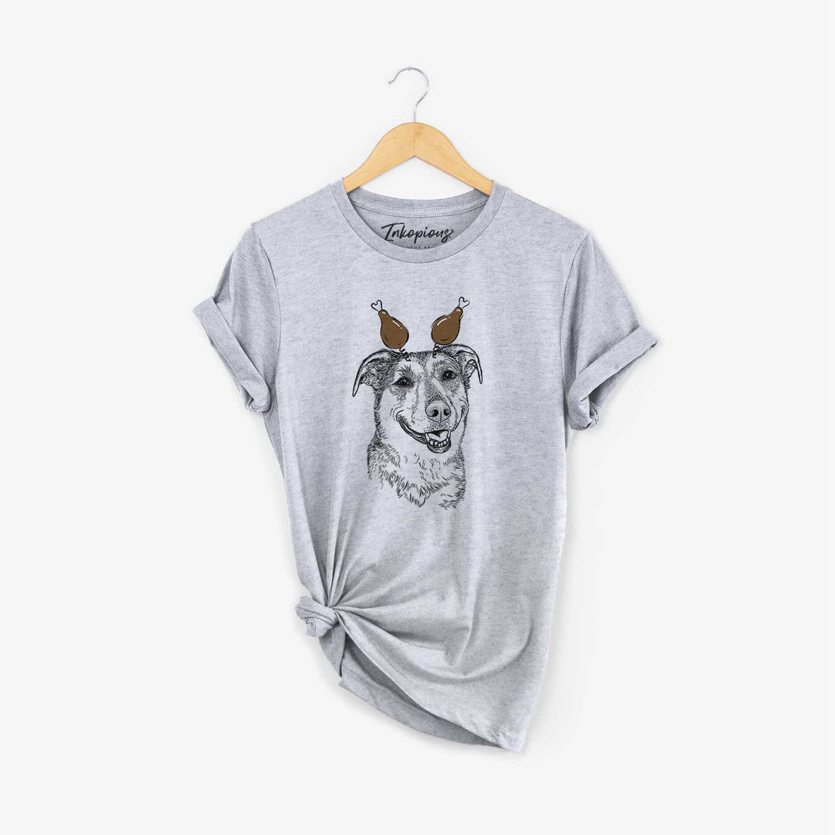 Thanksgiving Pippin the Shepherd Mix - Unisex Crewneck