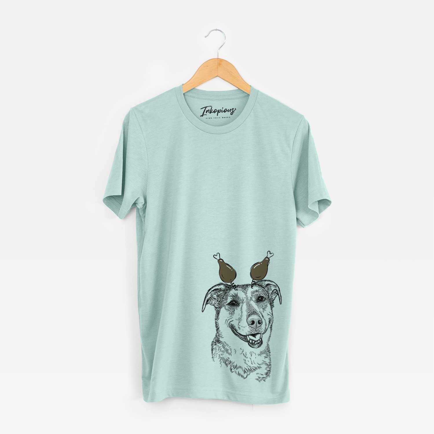 Thanksgiving Pippin the Shepherd Mix - Unisex Crewneck