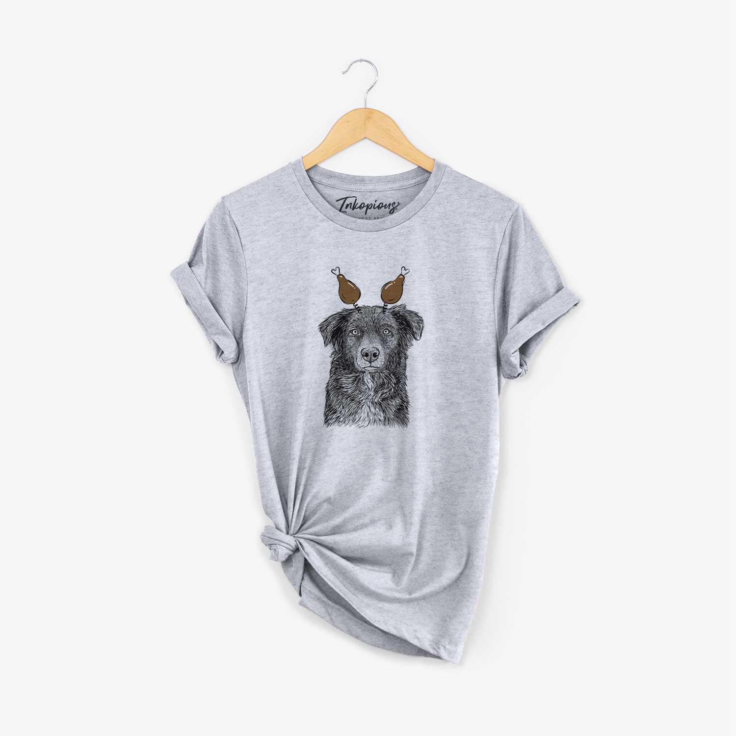 Thanksgiving Pixel the Australian Shepherd - Unisex Crewneck