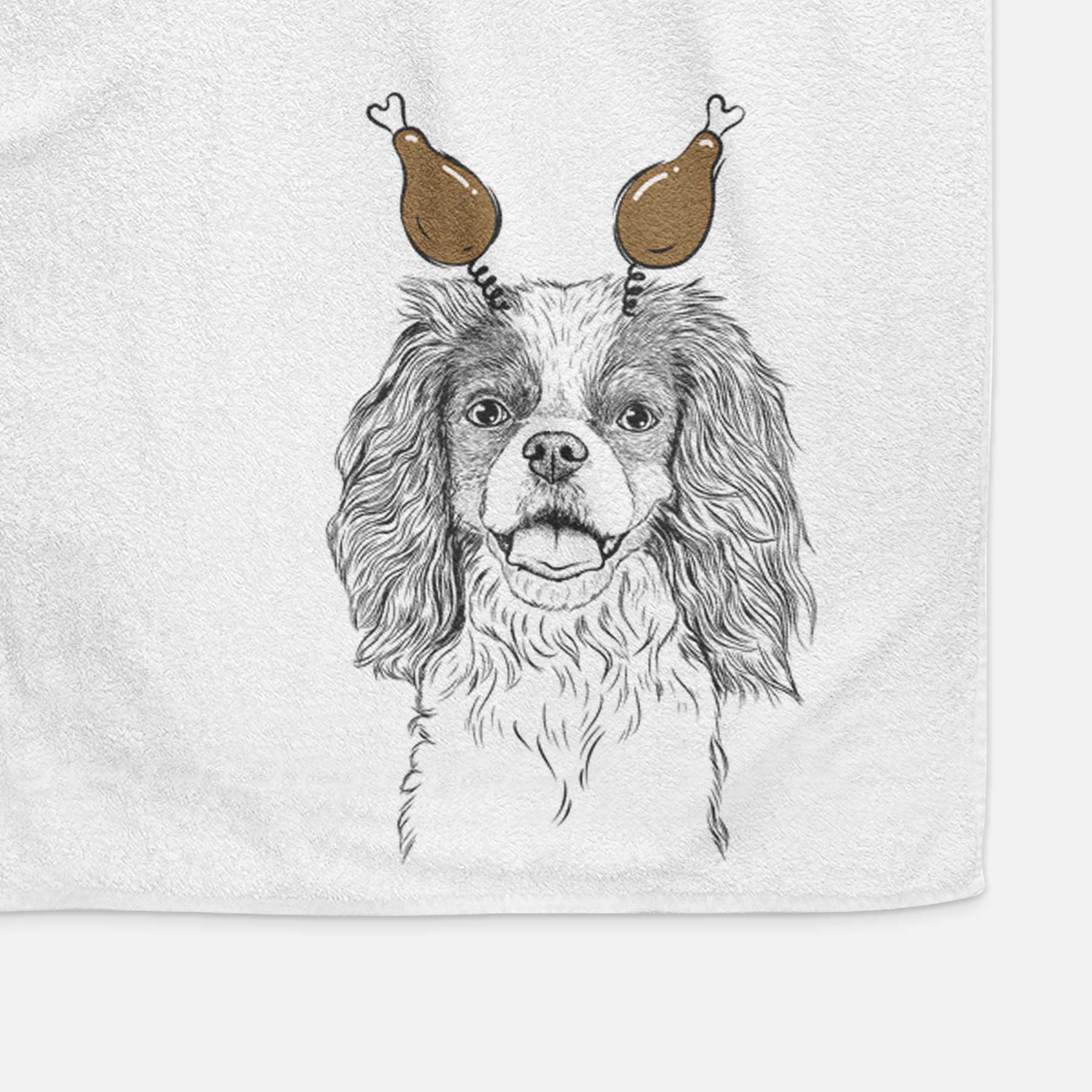 Poppy the Cavalier King Charles Spaniel Decorative Hand Towel