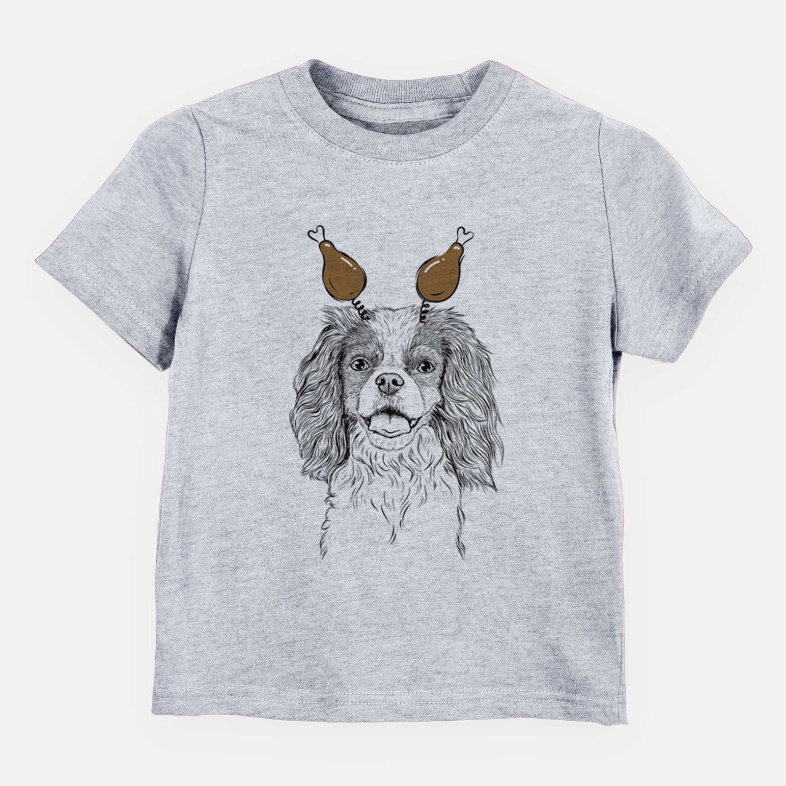 Thanksgiving Poppy the Cavalier King Charles Spaniel - Kids/Youth/Toddler Shirt