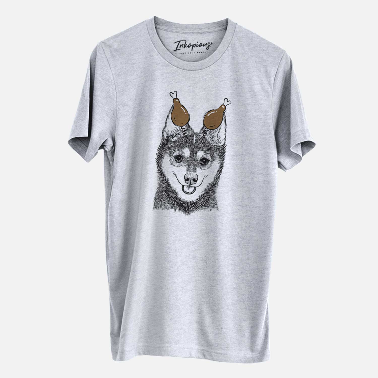 Thanksgiving Posey the Alaskan Klee Kai - Unisex Crewneck