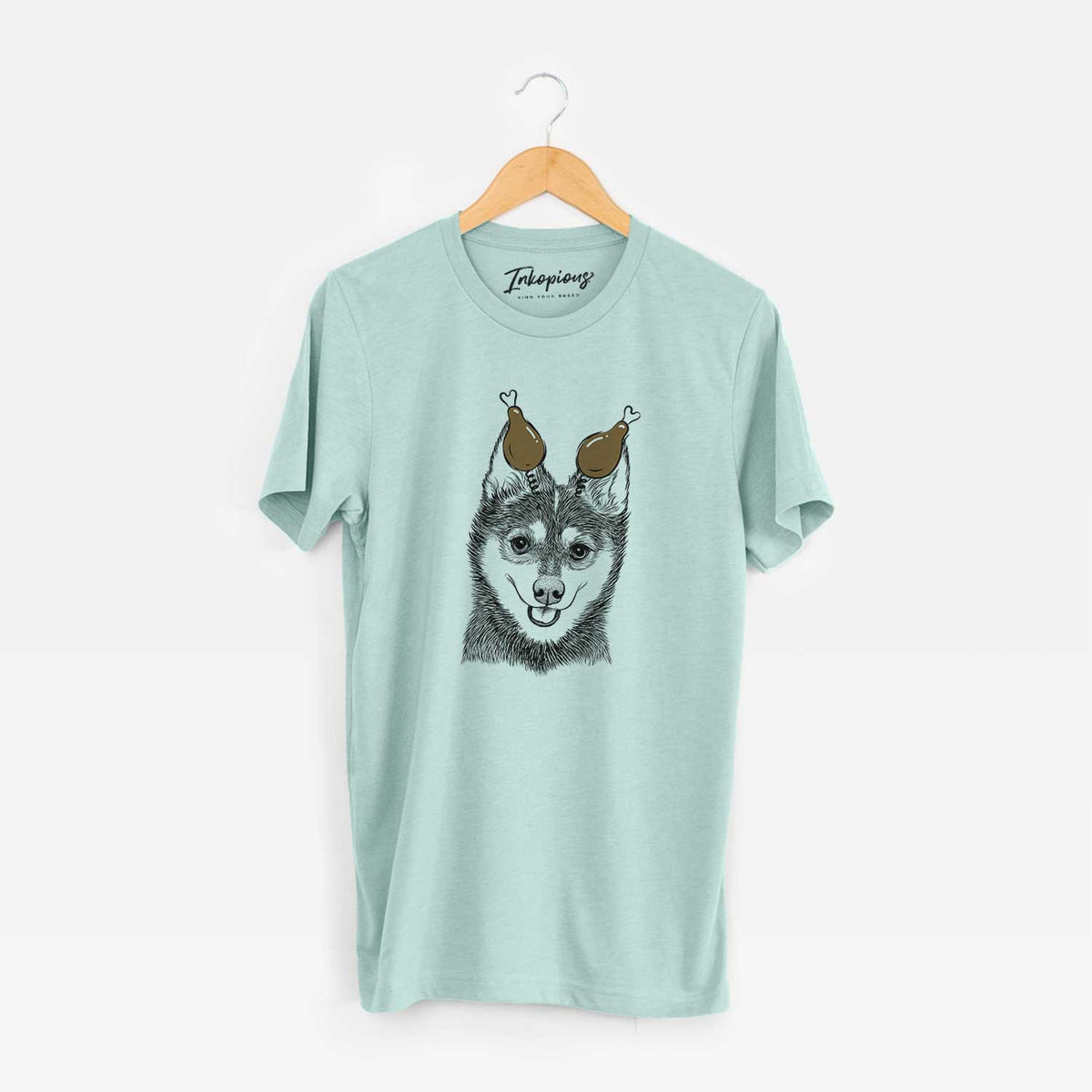 Thanksgiving Posey the Alaskan Klee Kai - Unisex Crewneck