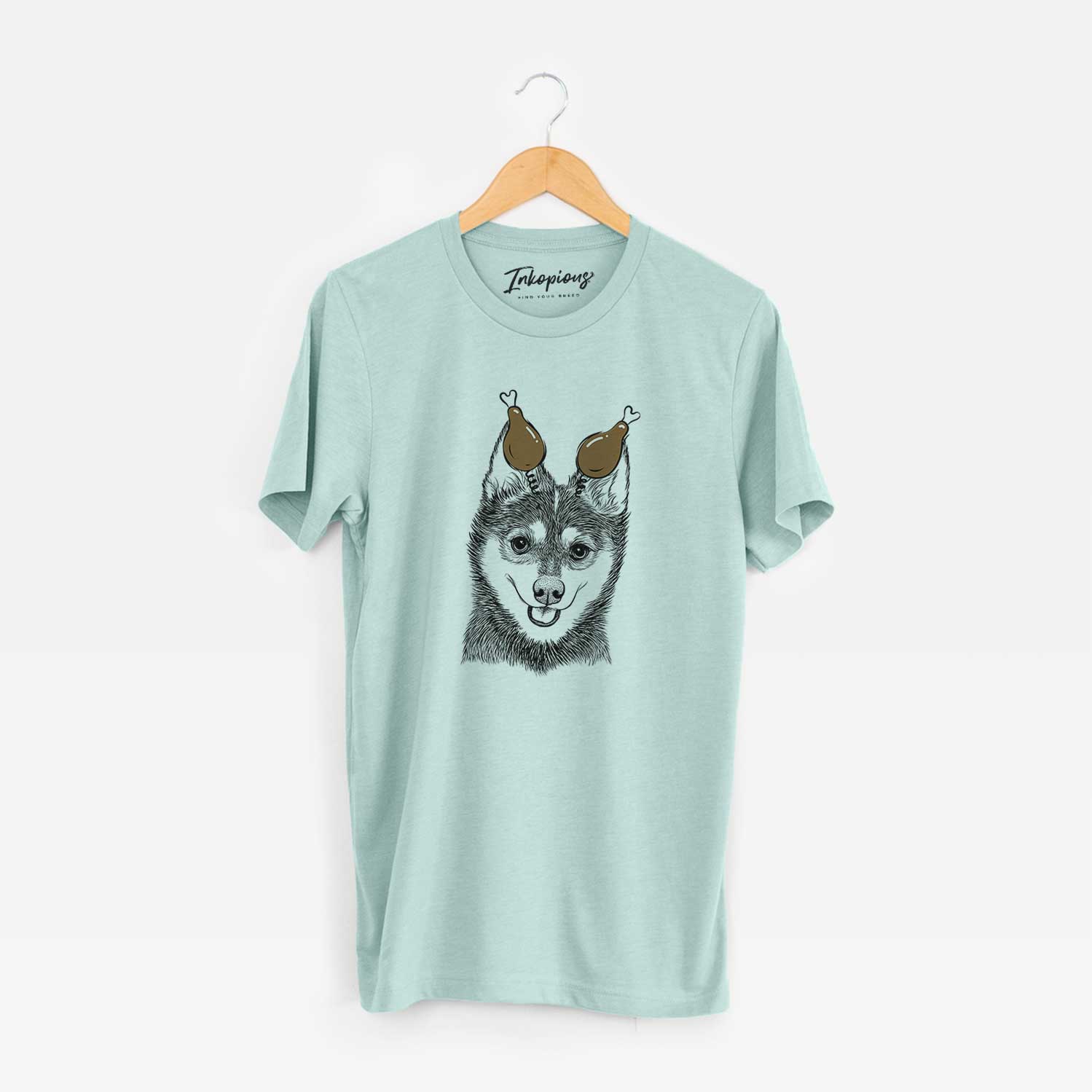 Thanksgiving Posey the Alaskan Klee Kai - Unisex Crewneck