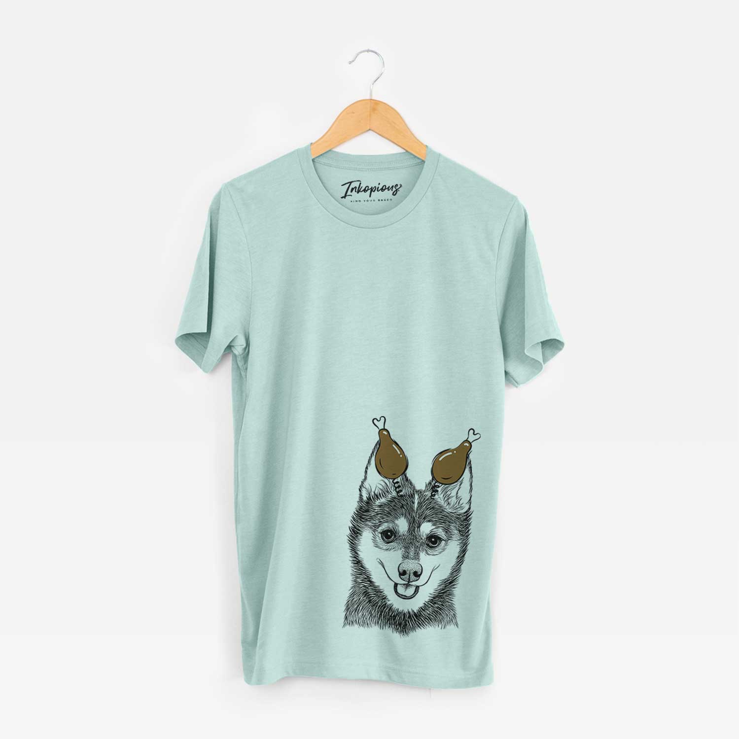 Thanksgiving Posey the Alaskan Klee Kai - Unisex Crewneck