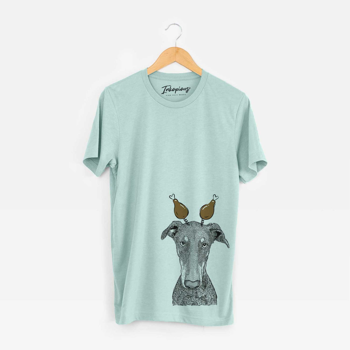 Thanksgiving Princess Fiona the Doberman Pinscher - Unisex Crewneck