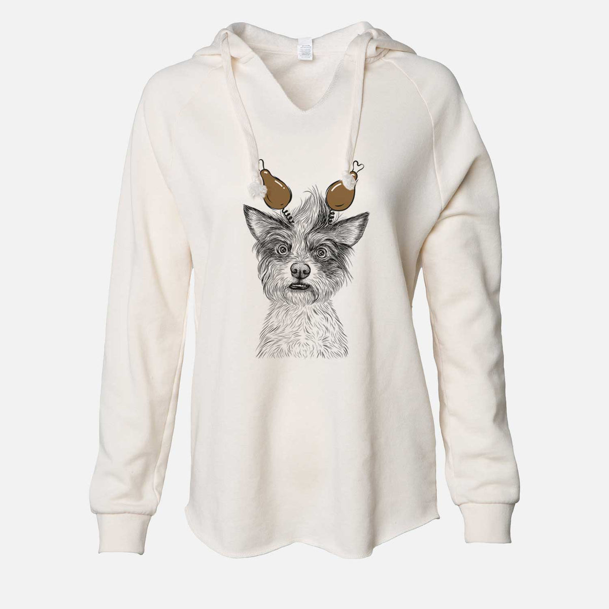 Thanksgiving Quigley the Mixed Breed - Cali Wave Hooded Sweatshirt