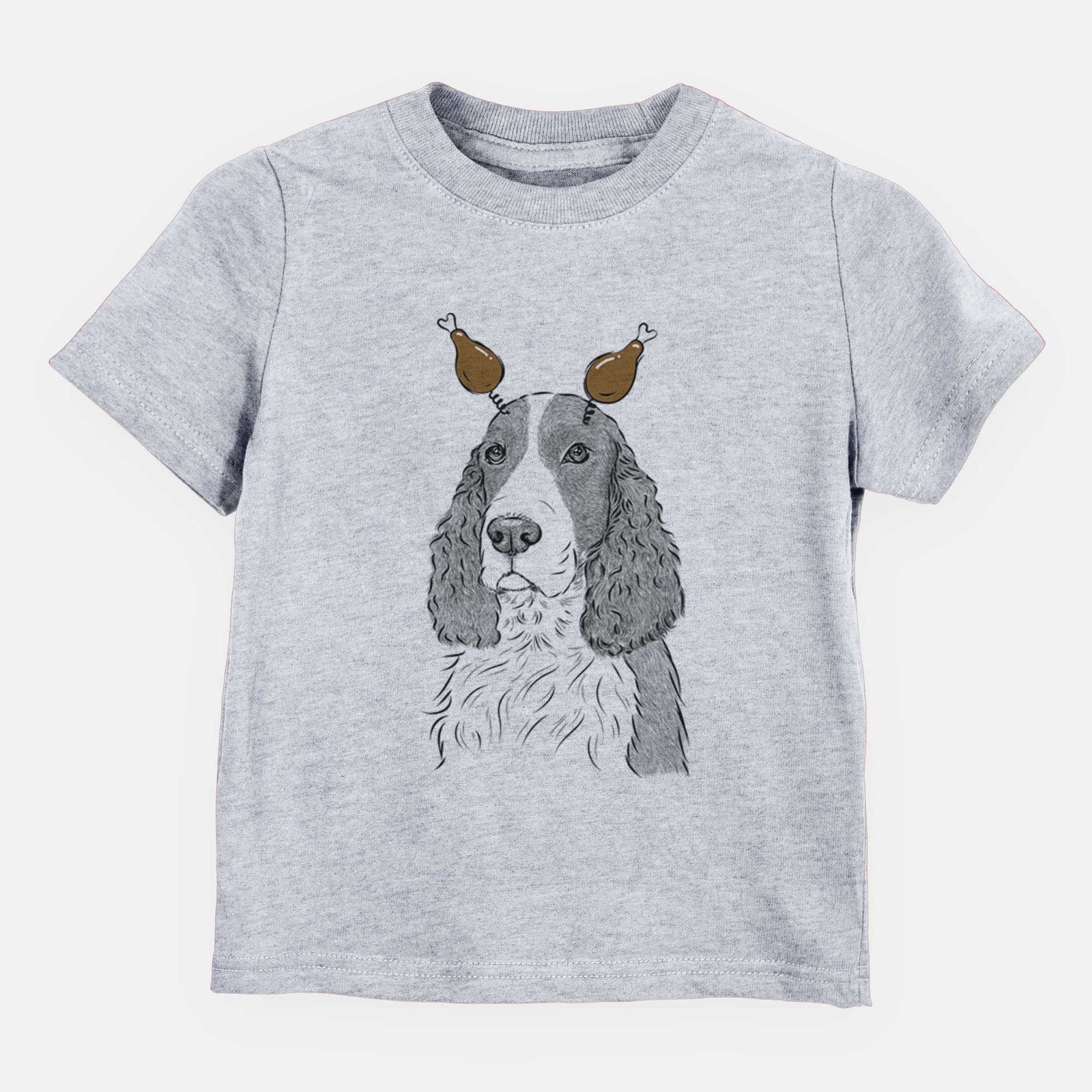 Thanksgiving Quincy the English Springer Spaniel - Kids/Youth/Toddler Shirt