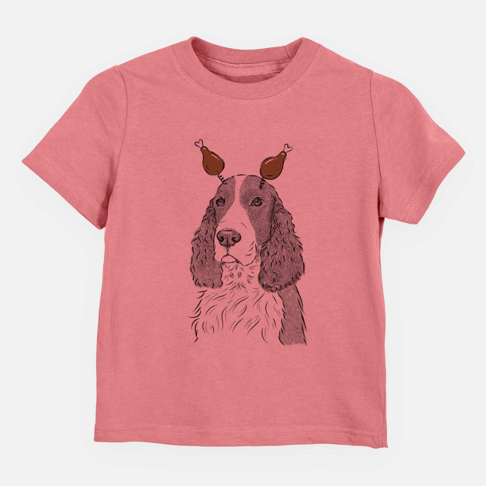 Thanksgiving Quincy the English Springer Spaniel - Kids/Youth/Toddler Shirt