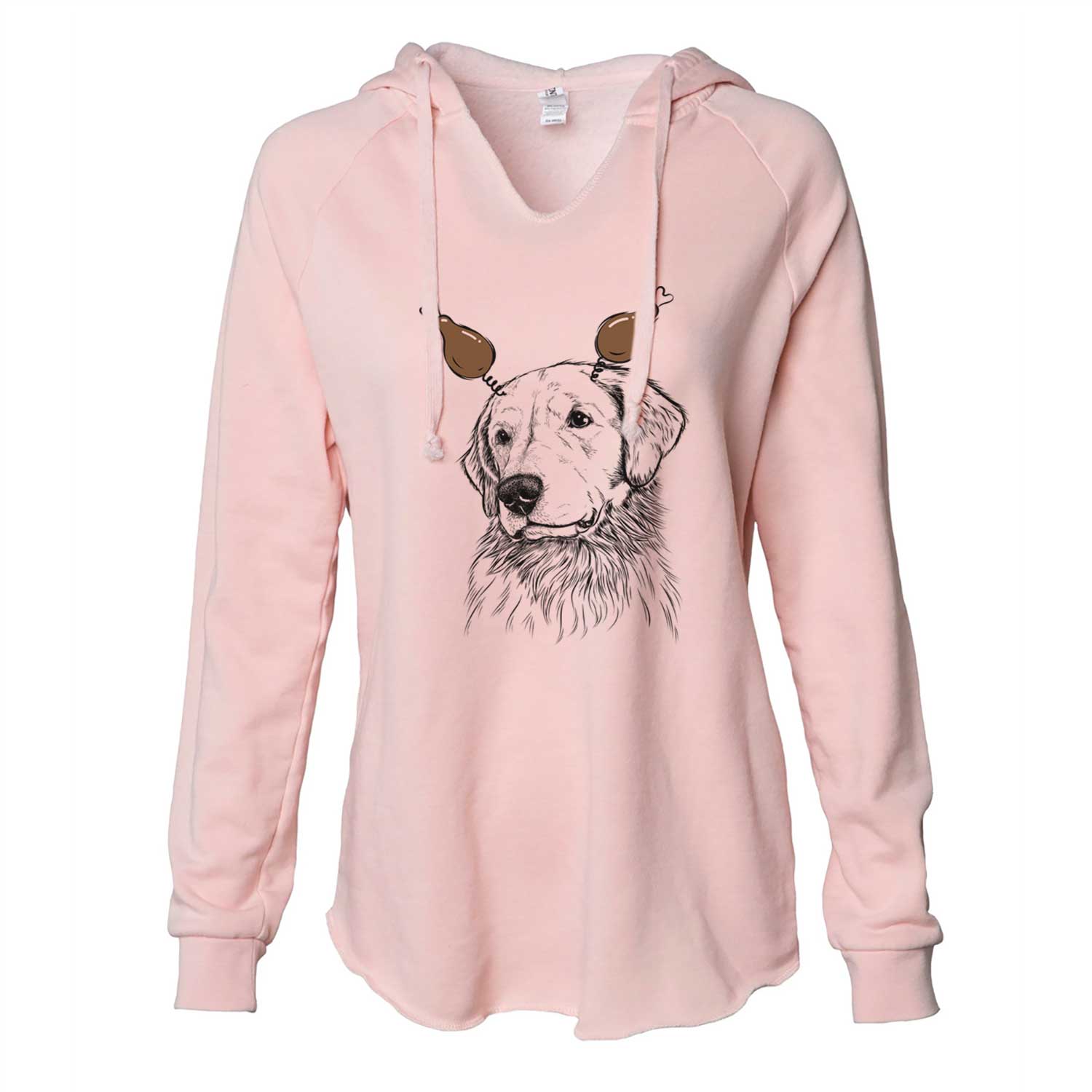 Thanksgiving Quinn the Golden Retriever - Cali Wave Hooded Sweatshirt