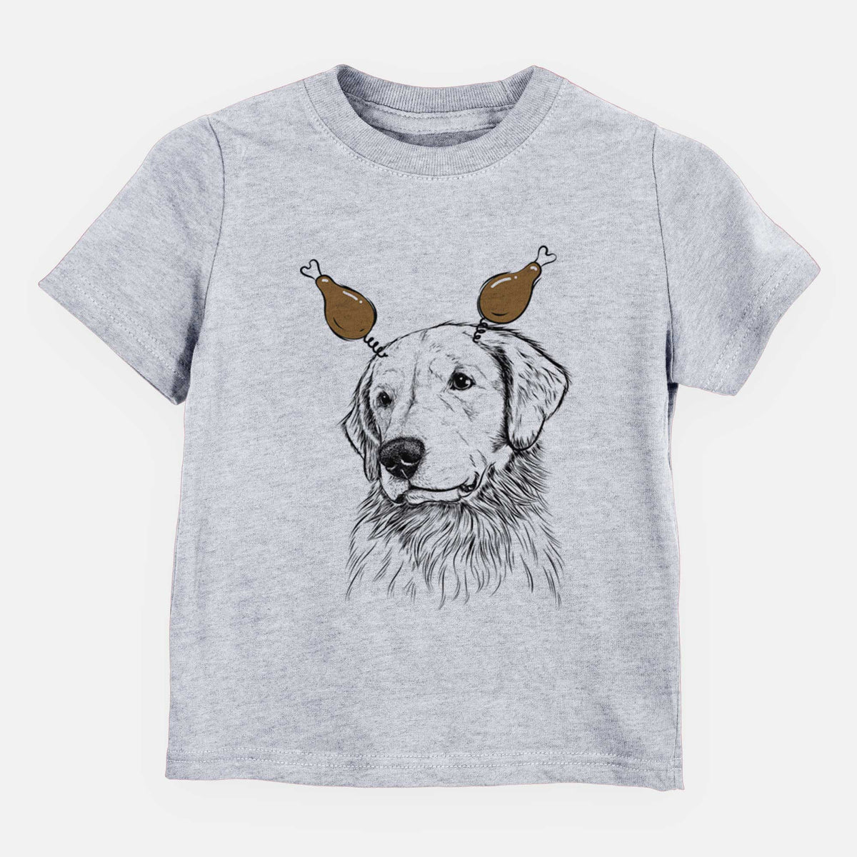 Thanksgiving Quinn the Golden Retriever - Kids/Youth/Toddler Shirt
