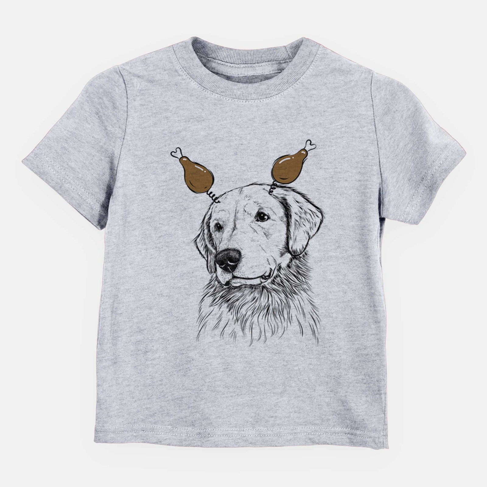 Thanksgiving Quinn the Golden Retriever - Kids/Youth/Toddler Shirt