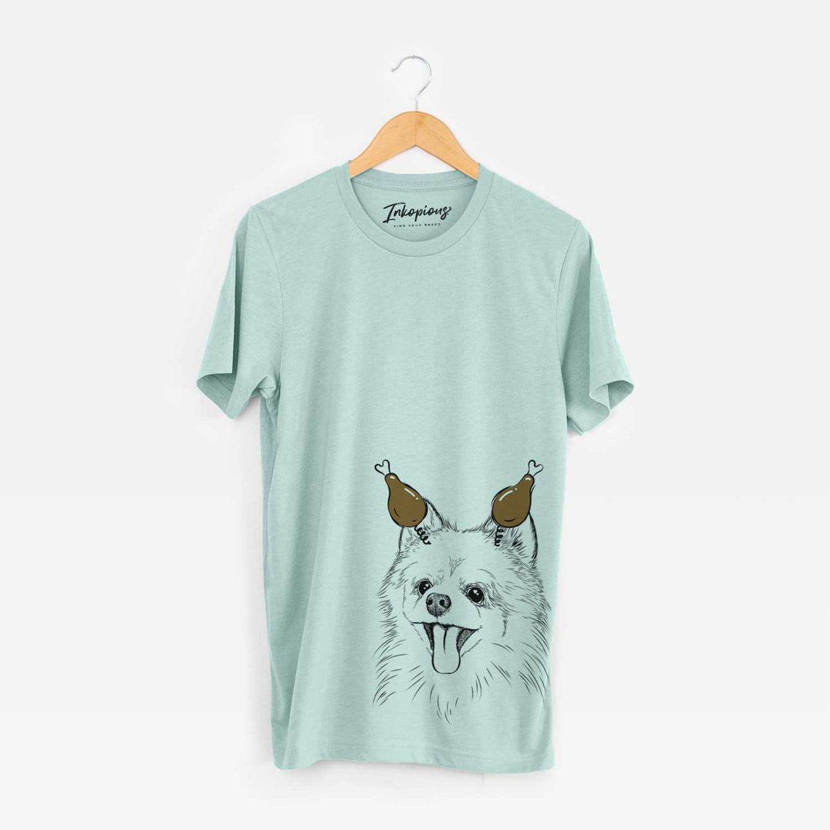 Thanksgiving Quinn the Pomeranian - Unisex Crewneck