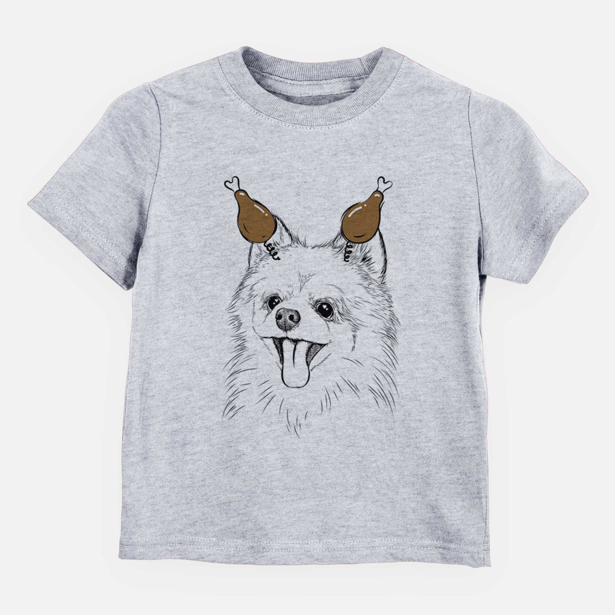 Thanksgiving Quinn the Pomeranian - Kids/Youth/Toddler Shirt