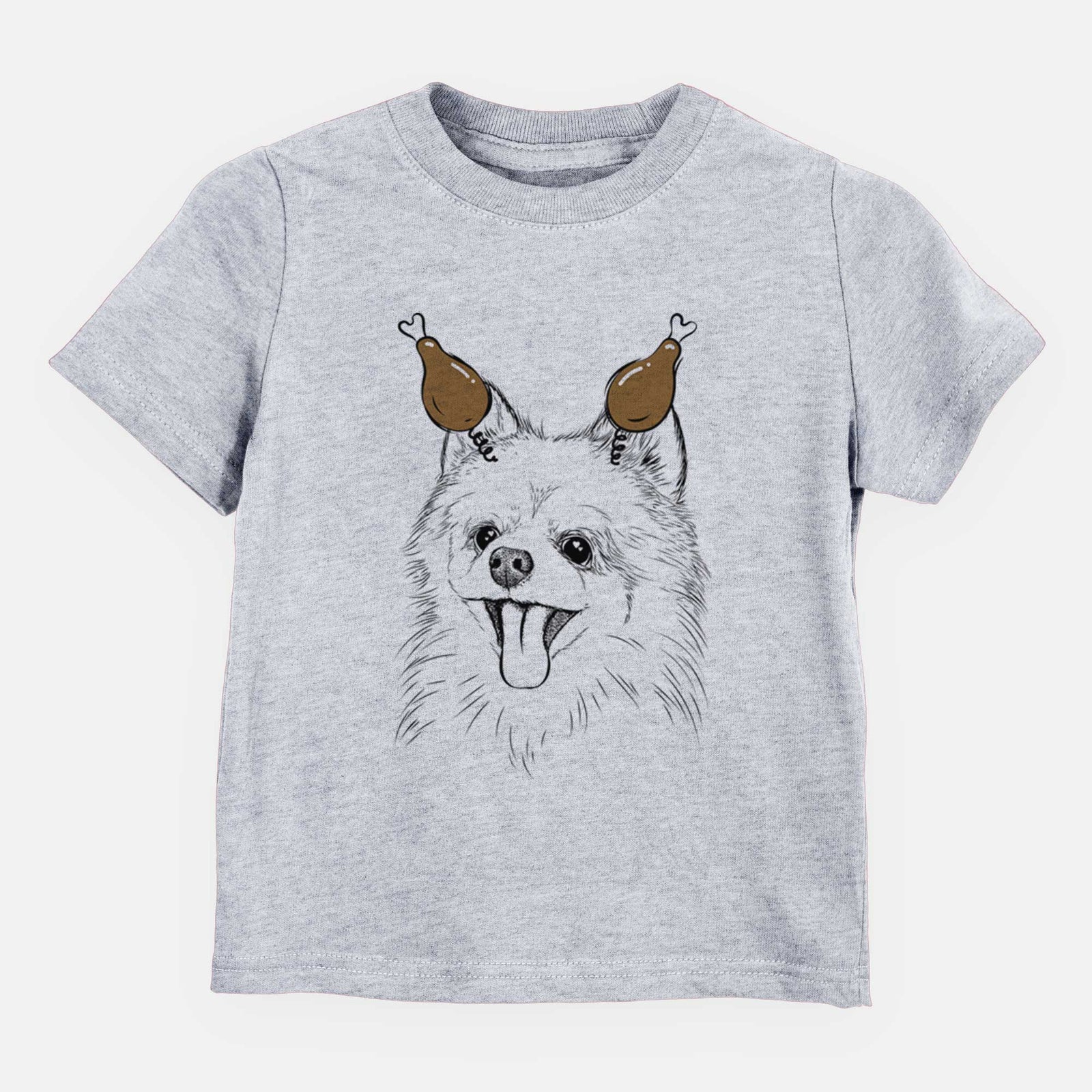 Thanksgiving Quinn the Pomeranian - Kids/Youth/Toddler Shirt