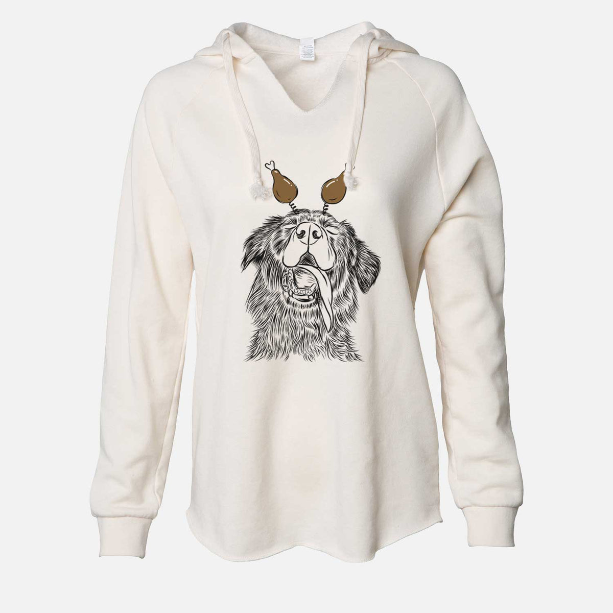 Thanksgiving Quint the Mixed Breed - Cali Wave Hooded Sweatshirt
