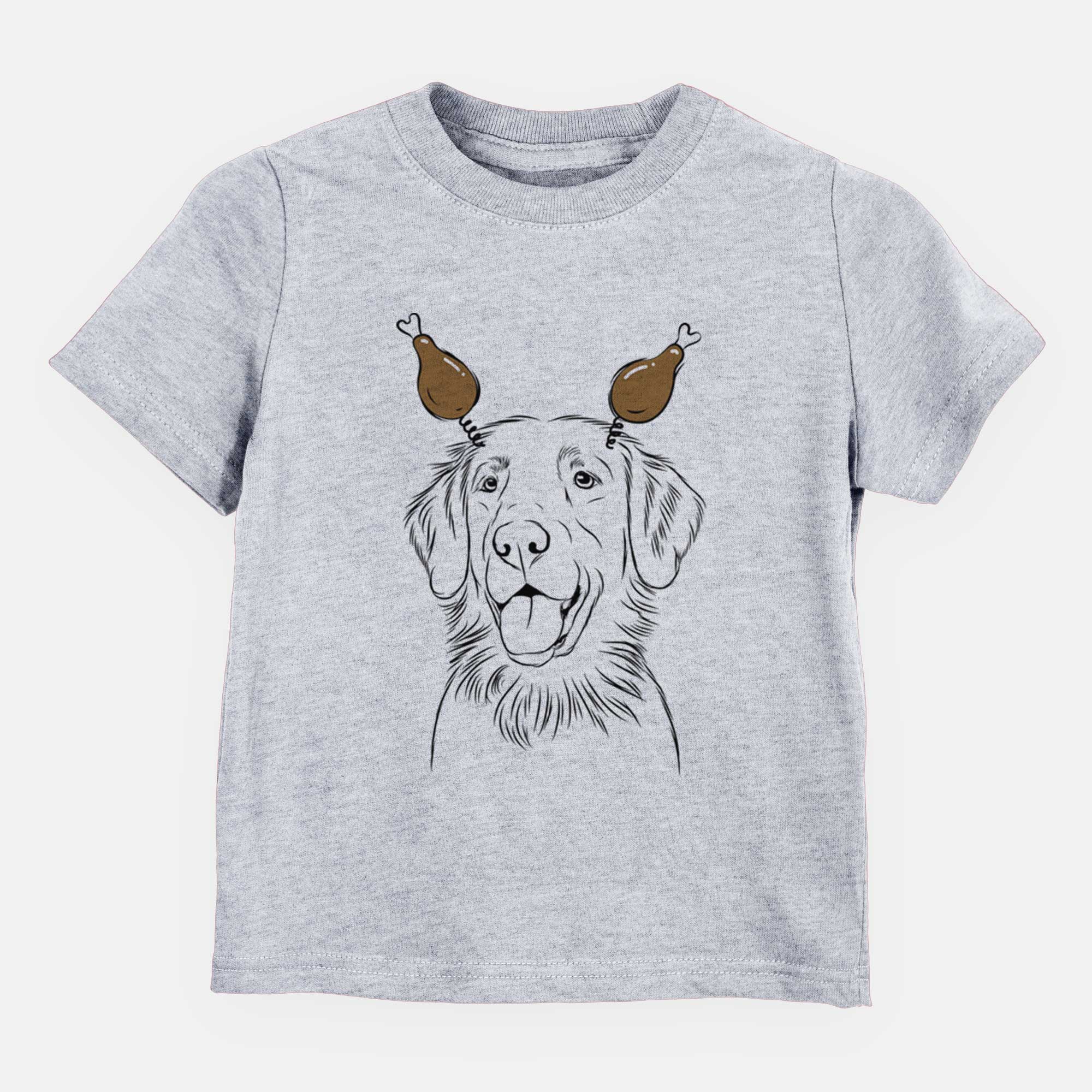 Thanksgiving Raisin the Flat Coated Retriever - Kids/Youth/Toddler Shirt
