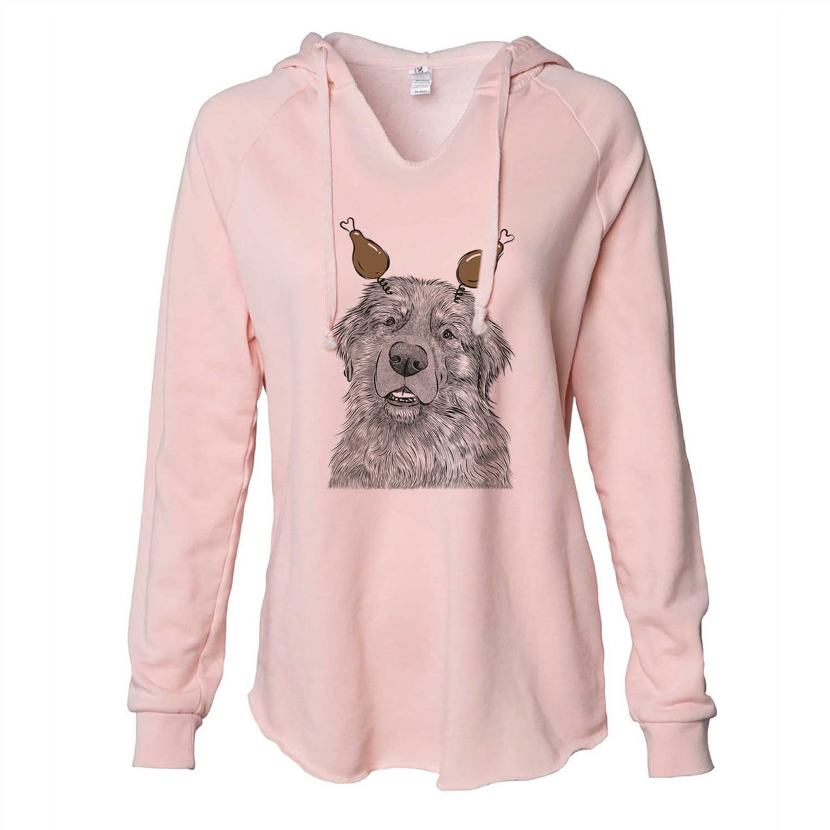 Thanksgiving Ralph the Leonberger - Cali Wave Hooded Sweatshirt