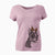 Thanksgiving Ralphie the Boston Terrier - Women's V-neck Shirt