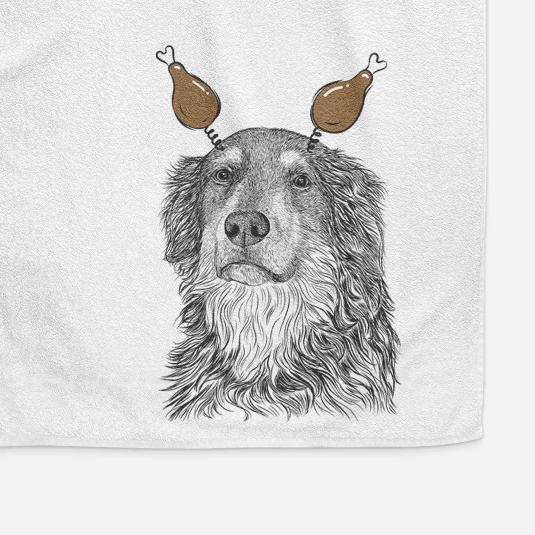 Ranger the Mixed Breed Decorative Hand Towel