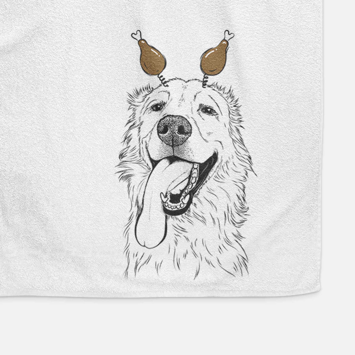 Ranger the Mixed Breed Decorative Hand Towel