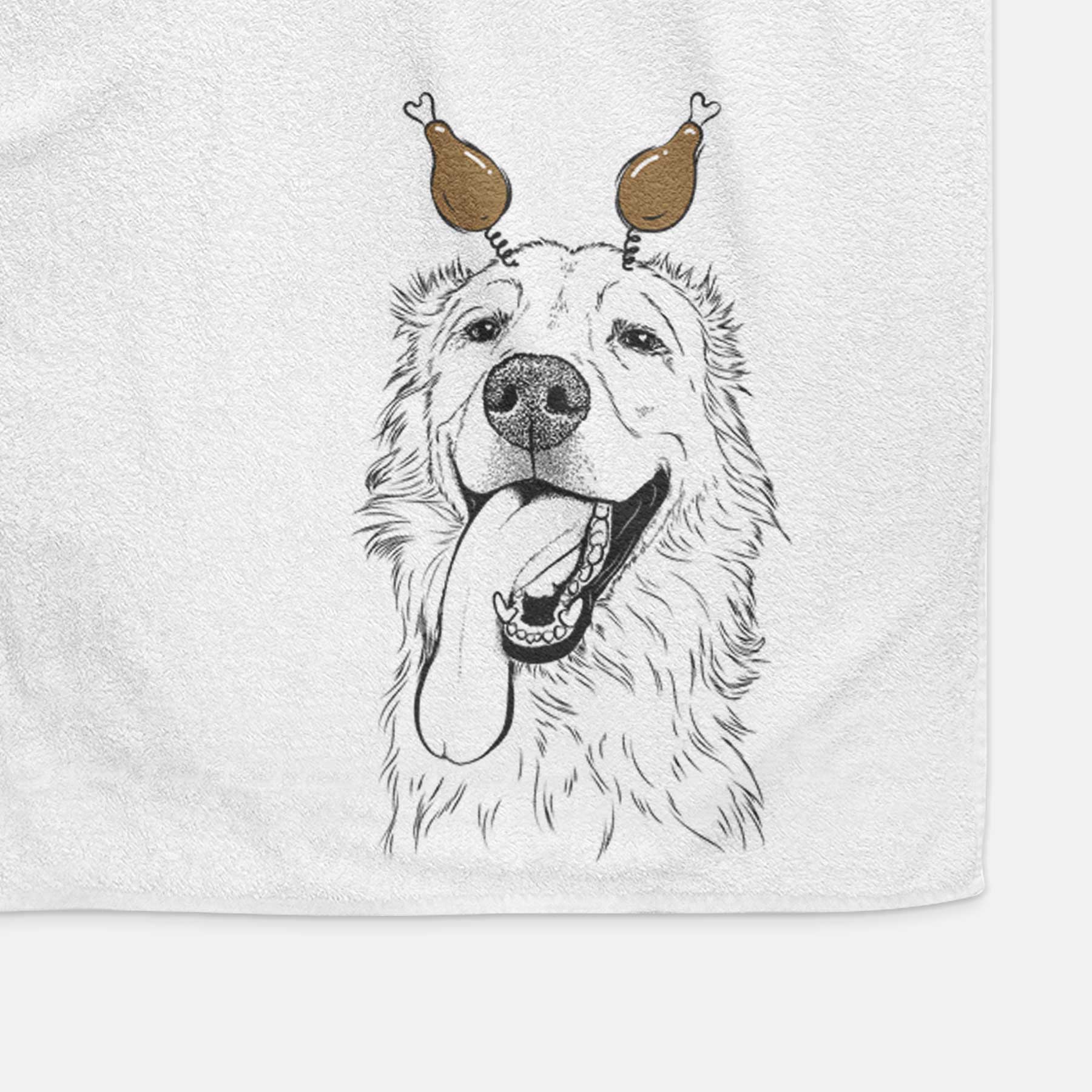 Ranger the Mixed Breed Decorative Hand Towel