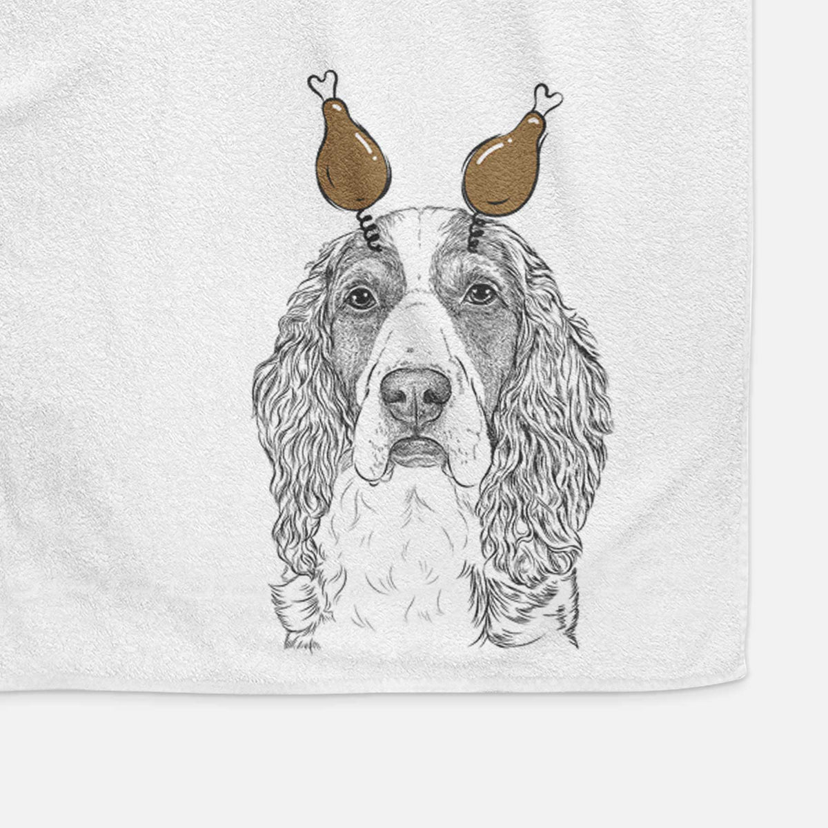 Red the English Springer Spaniel Decorative Hand Towel