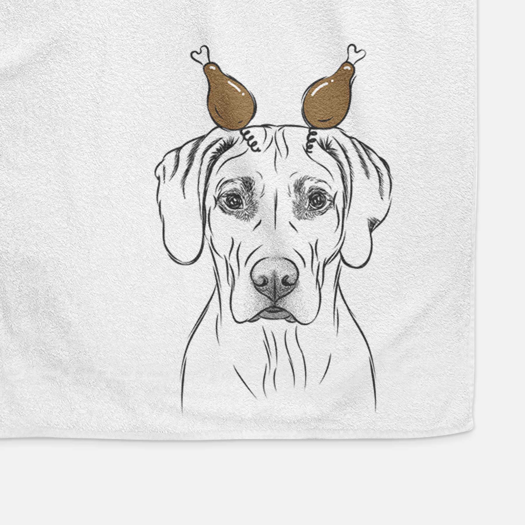 Reid the Rhodesian Ridgeback Decorative Hand Towel