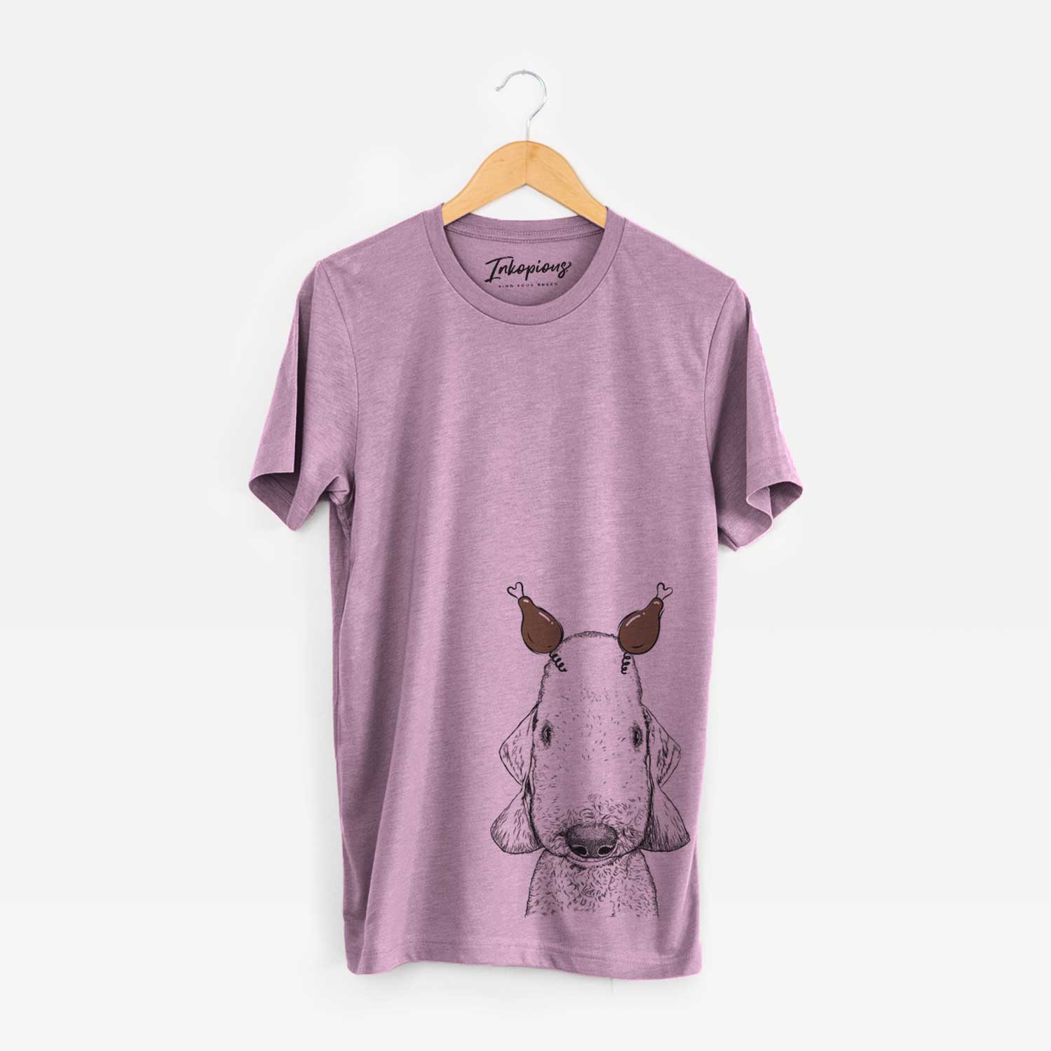 Thanksgiving Remington the Bedlington Terrier - Unisex Crewneck