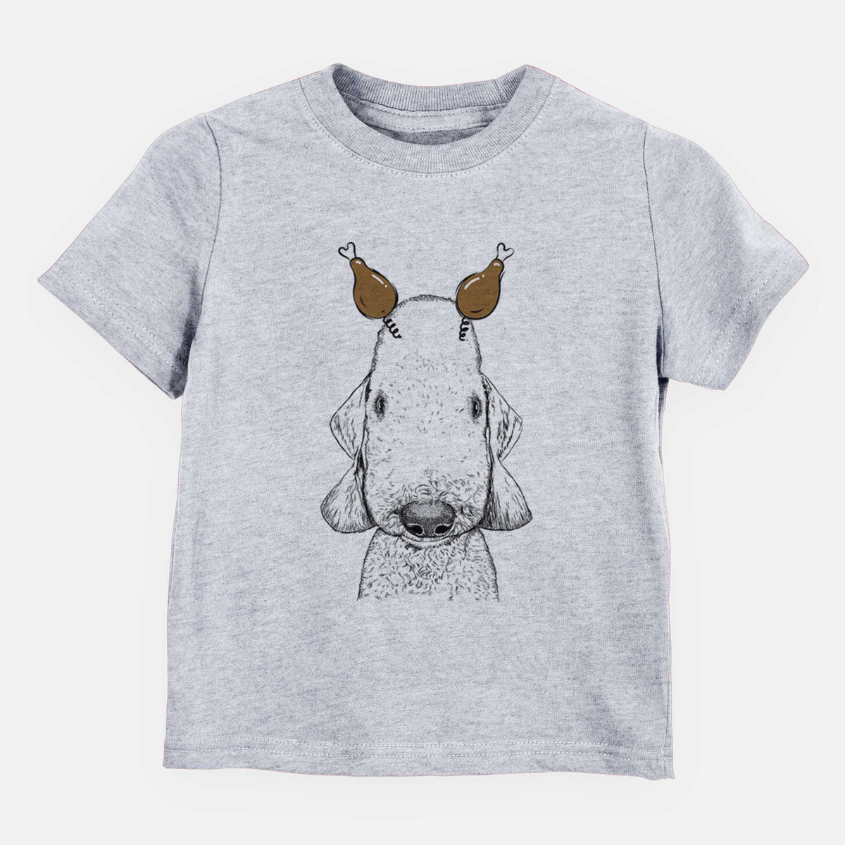 Thanksgiving Remington the Bedlington Terrier - Kids/Youth/Toddler Shirt