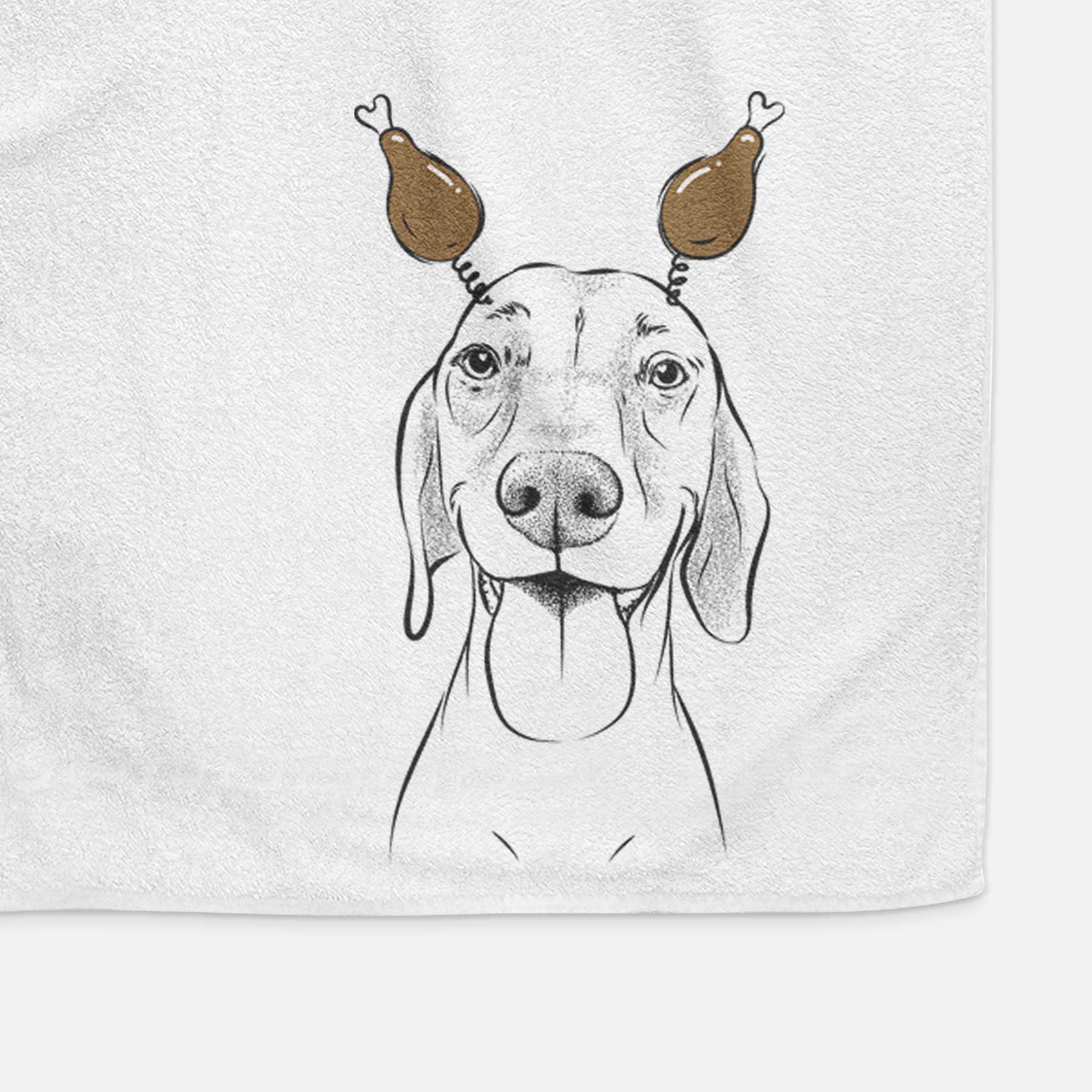 Remington the Vizsla Decorative Hand Towel