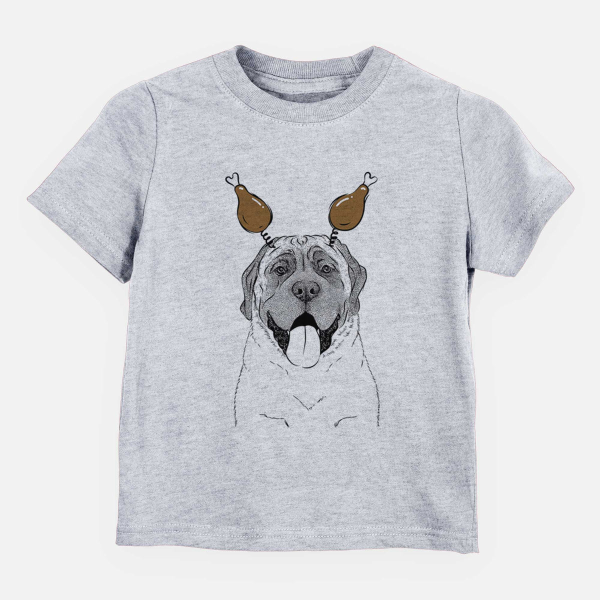 Thanksgiving Remmie the English Mastiff - Kids/Youth/Toddler Shirt